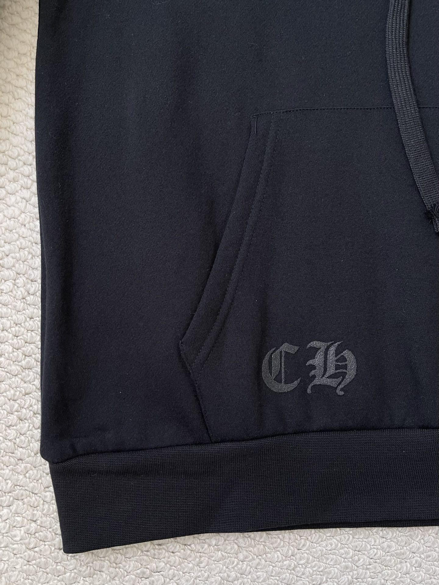 Gothic-Sleeve Zip Hoodie — product photograph