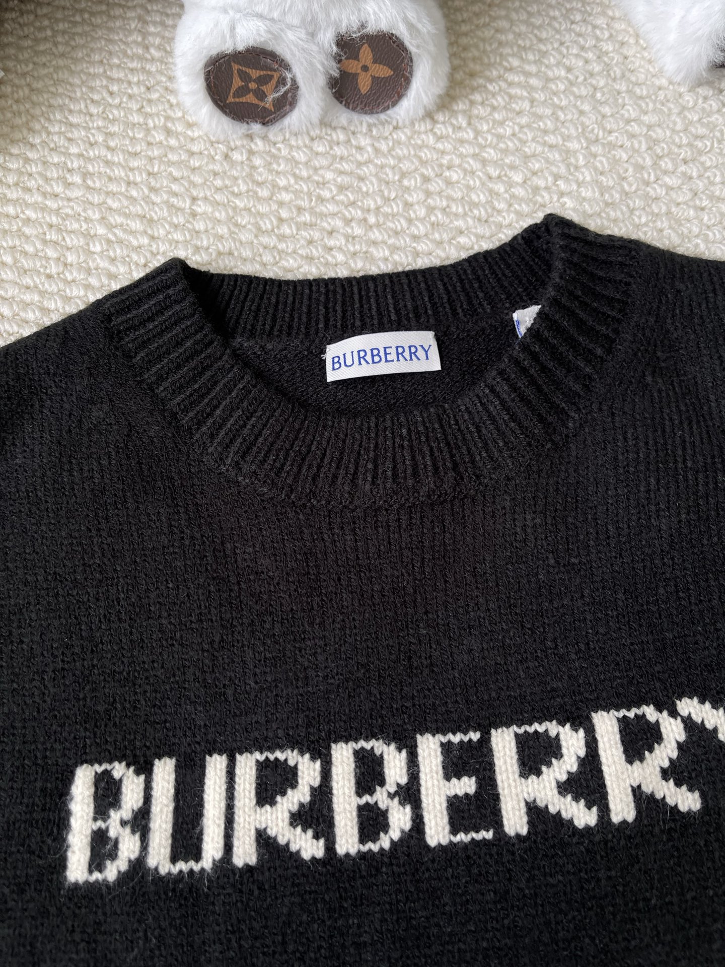 Horse-Graphic Wordmark Sweater — product photograph