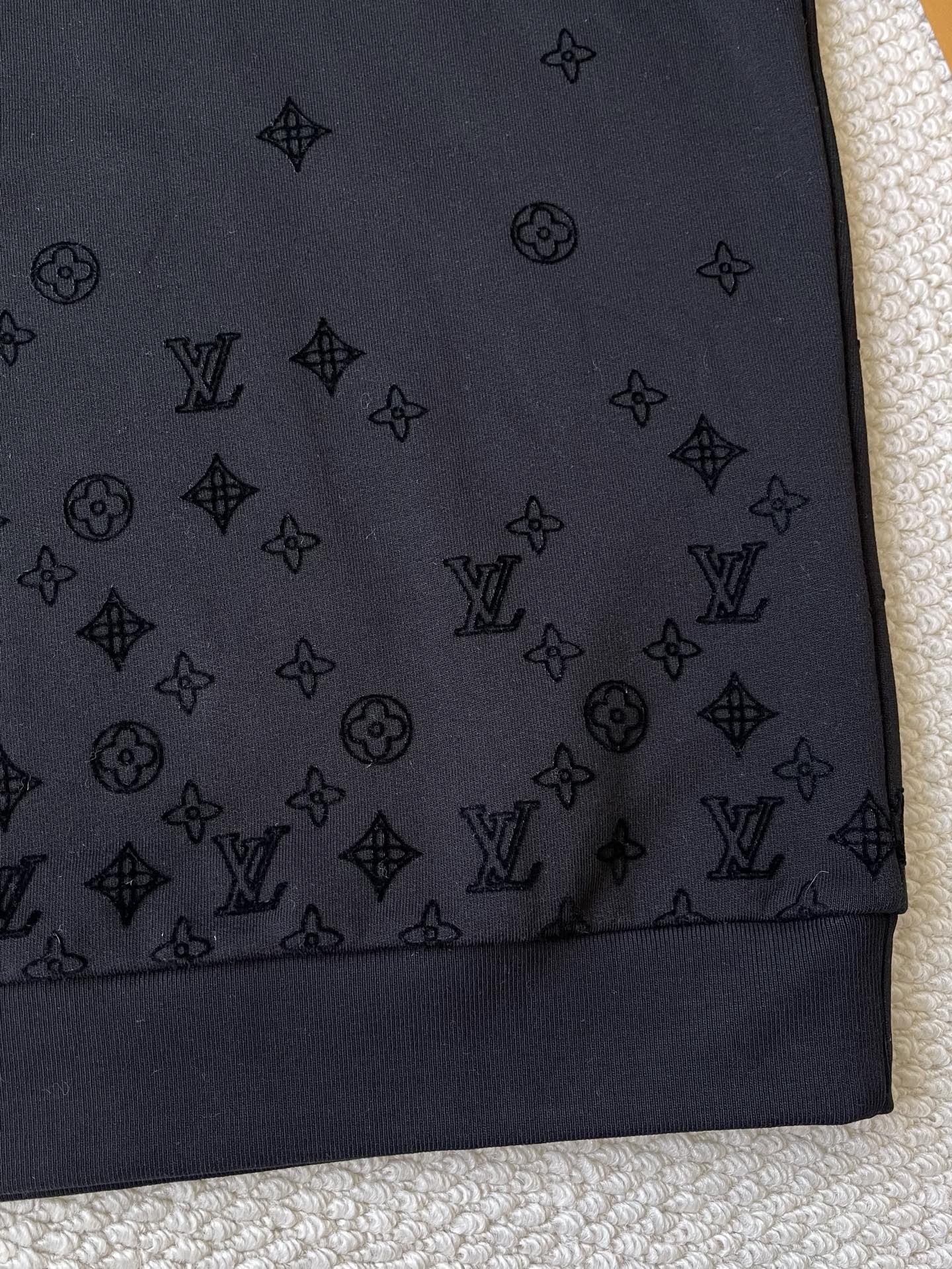 Monogram-Hem Crewneck Sweatshirt — product photograph