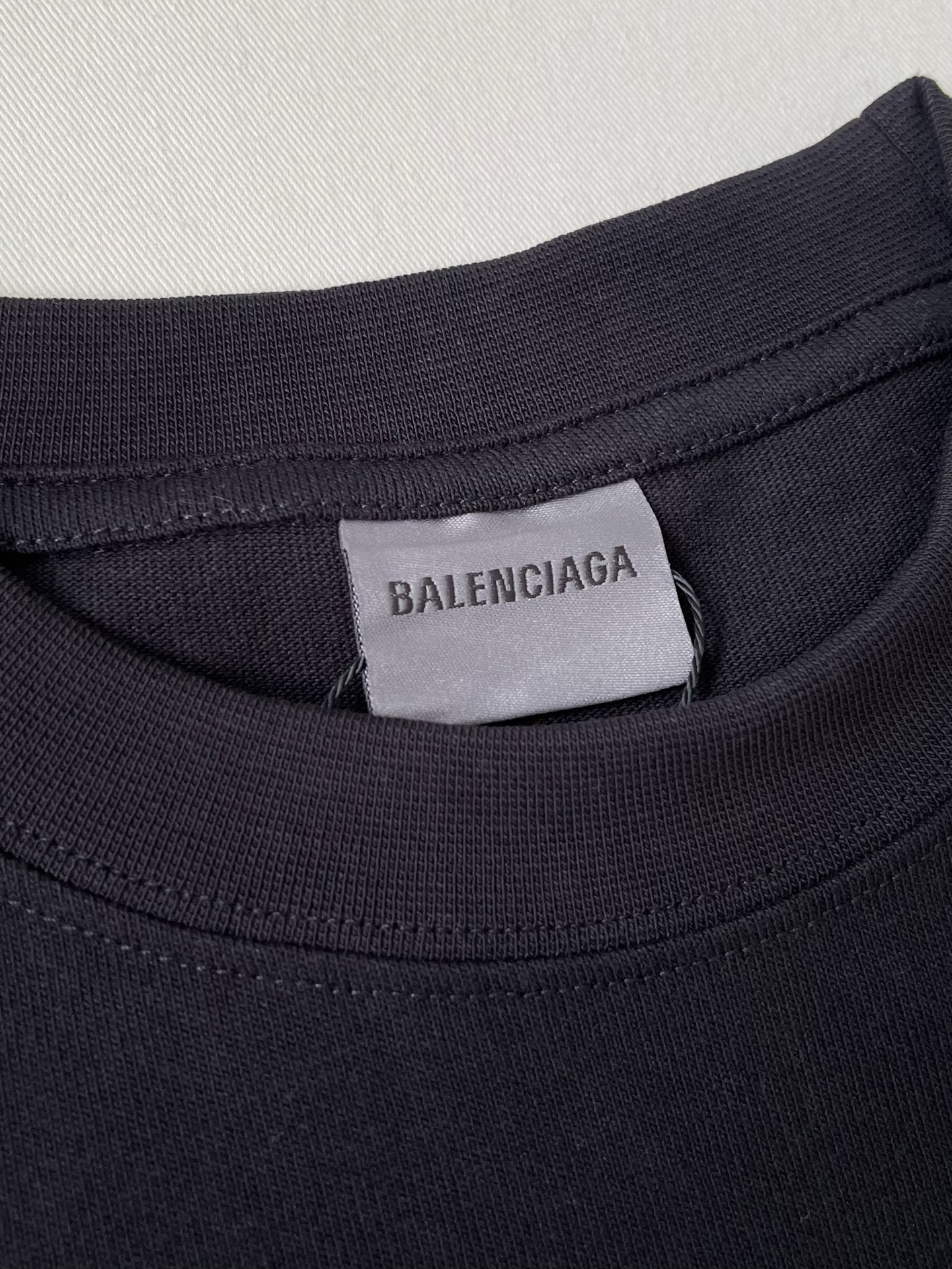 Rainbow Repeat-Lettering T-Shirt — product photograph