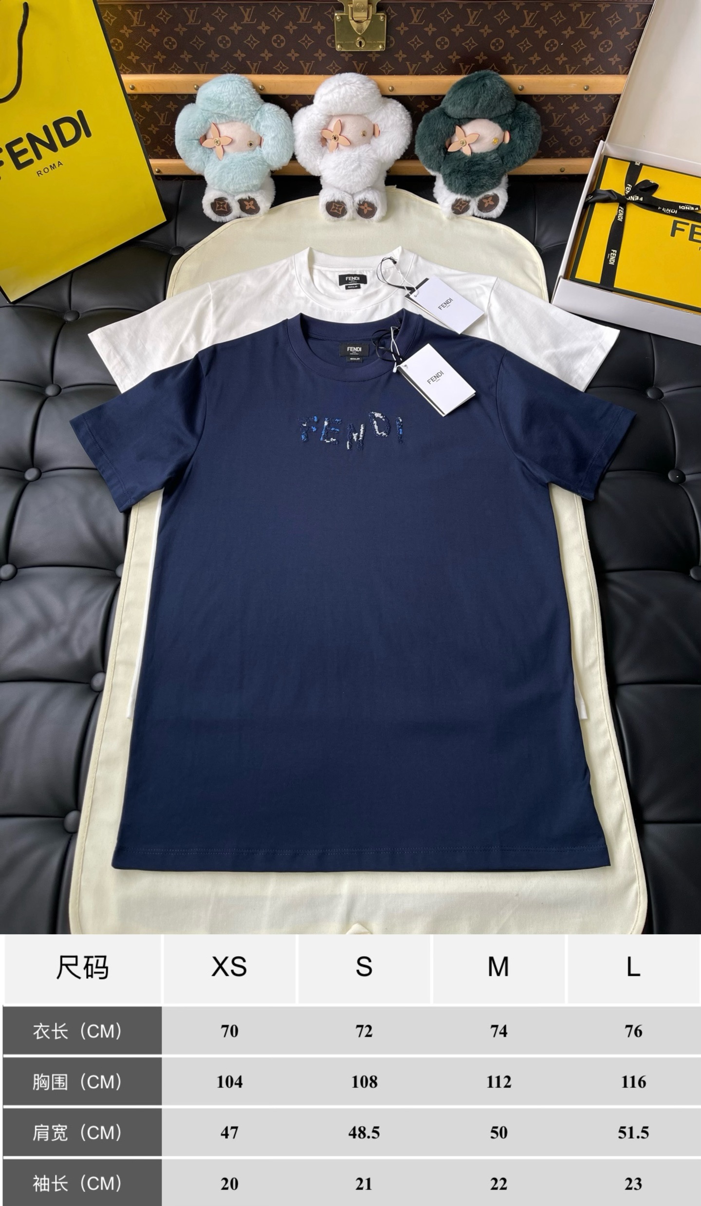 Abstract Wordmark Crewneck T-Shirt — product photograph