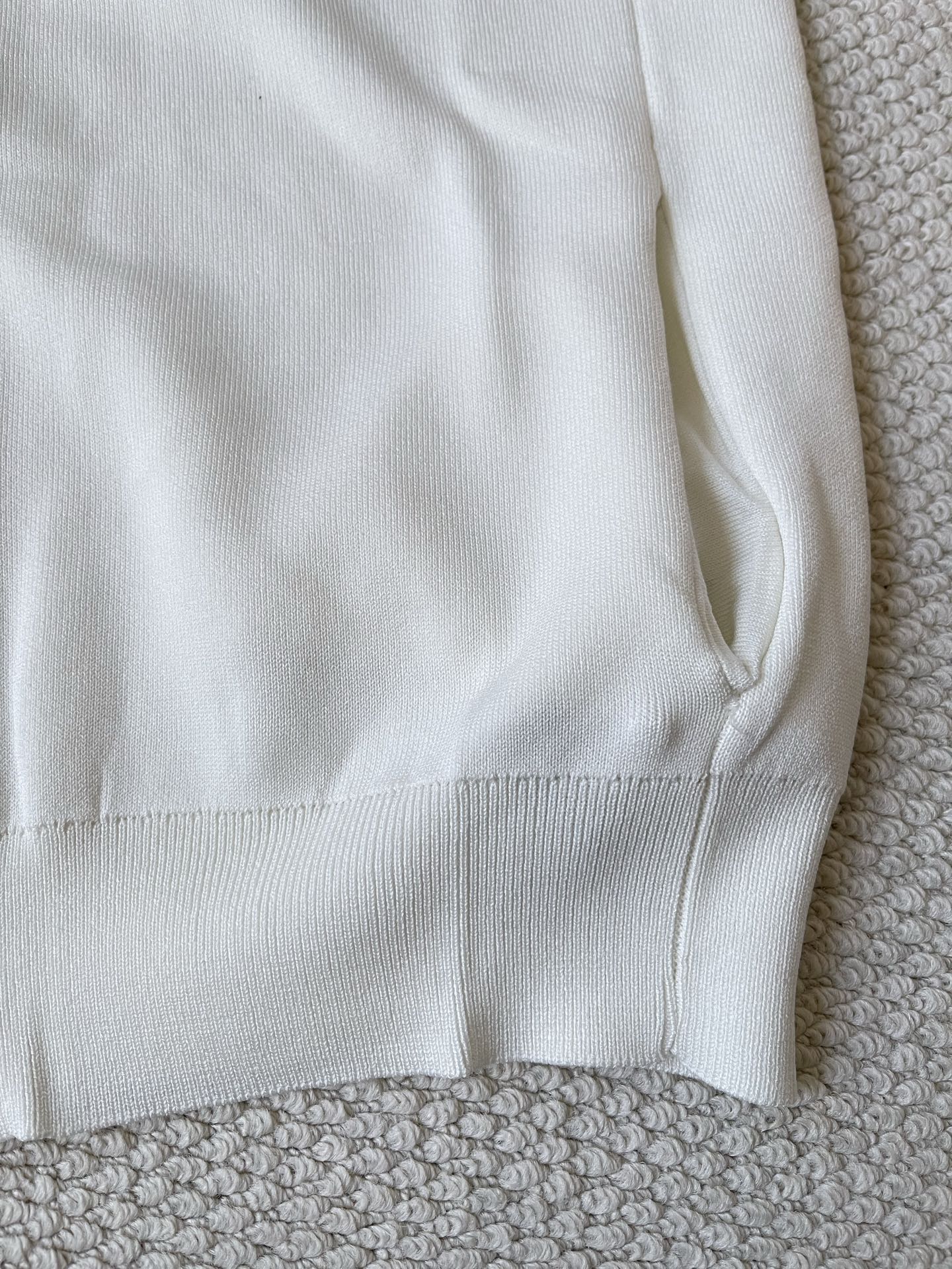 Zip-Front Stand-Collar Cardigan — product photograph