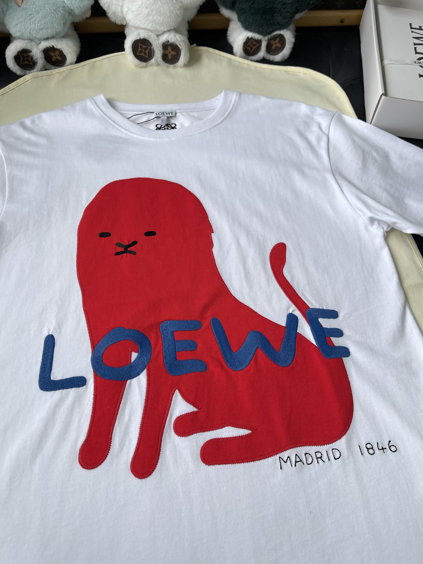 Red Octopus Graphic T-Shirt — product photograph