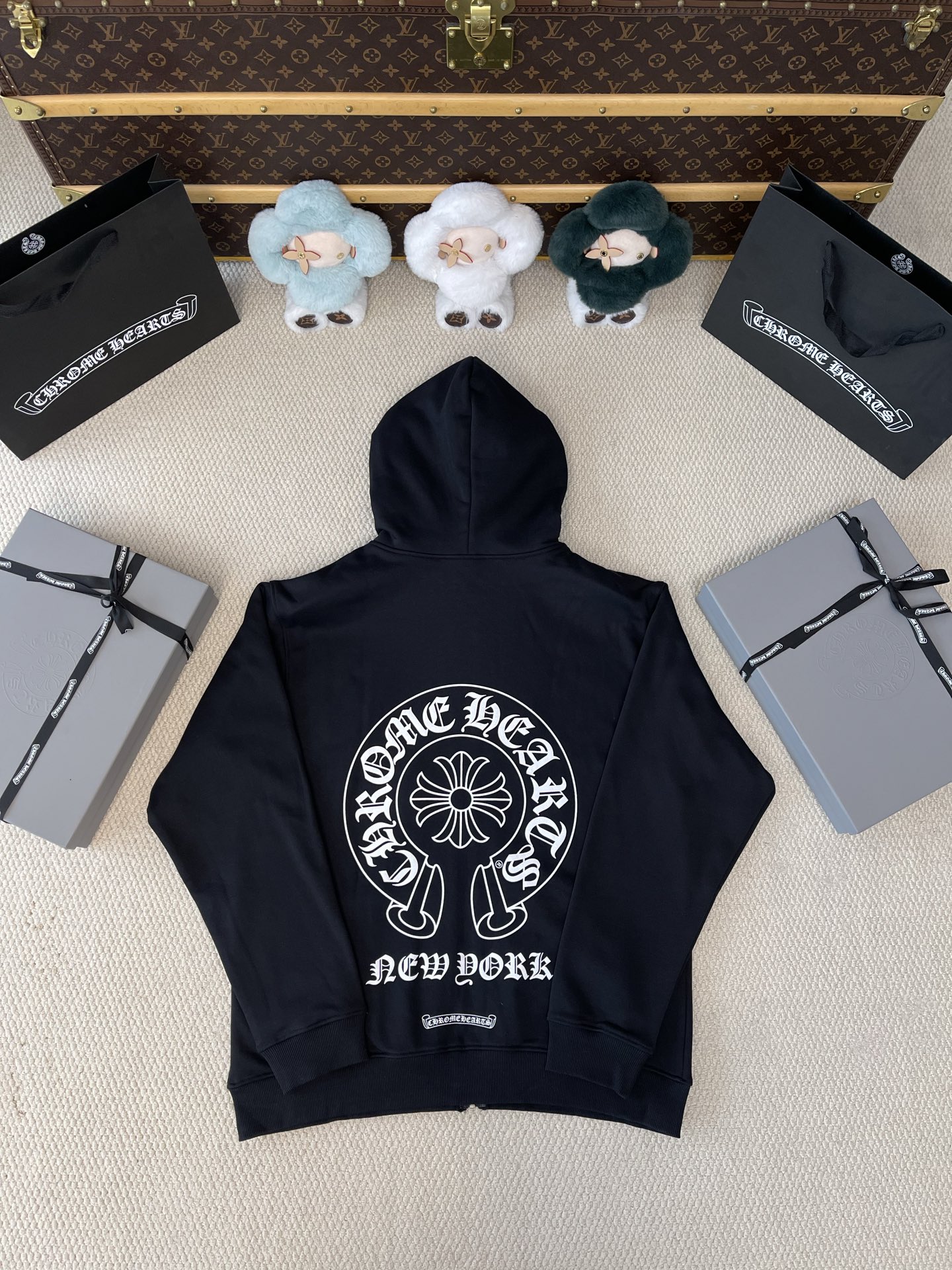 Las Vegas Horseshoe Zip Hoodie — product photograph