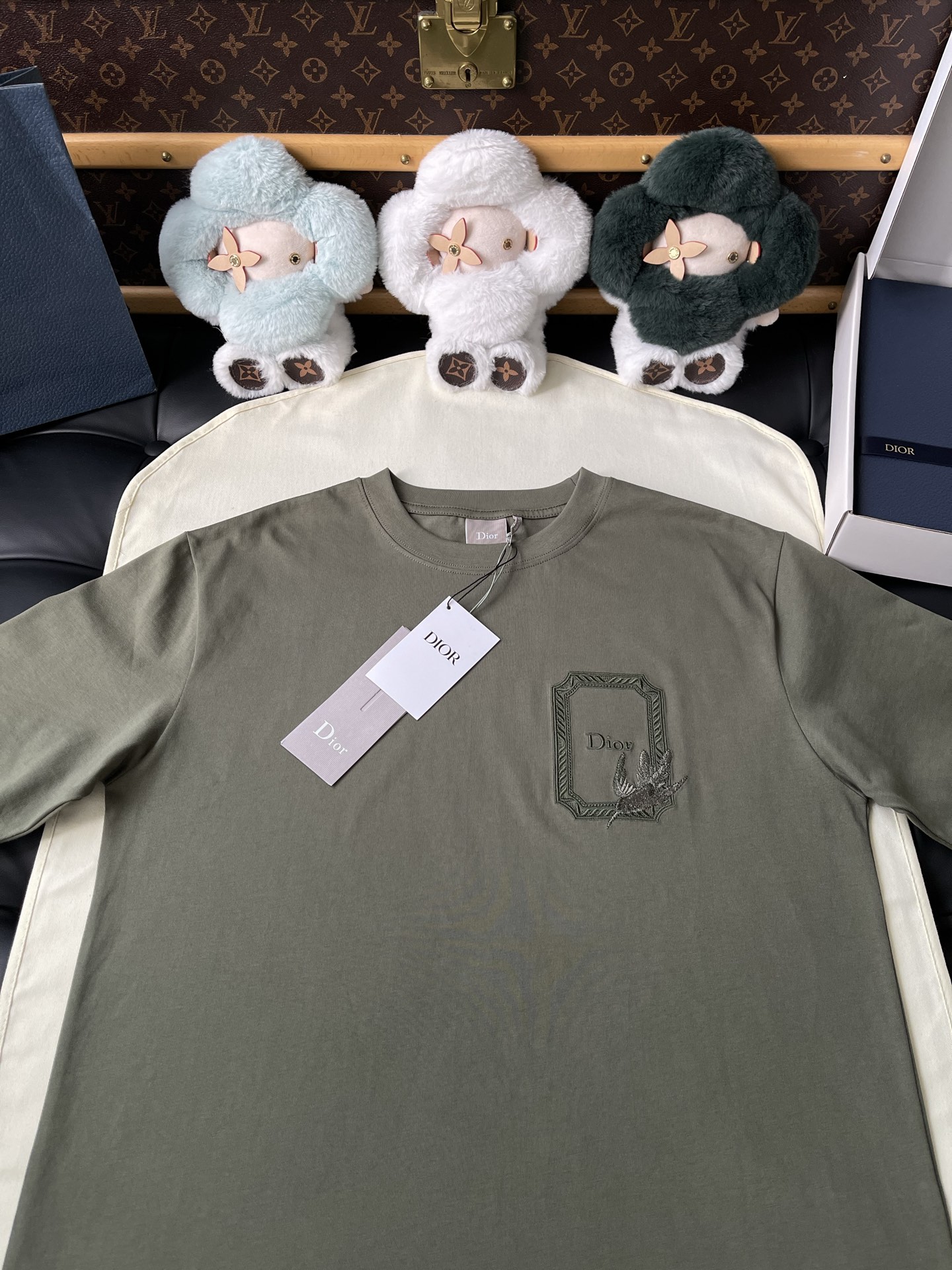Patch-Emblem Crewneck T-Shirt — product photograph