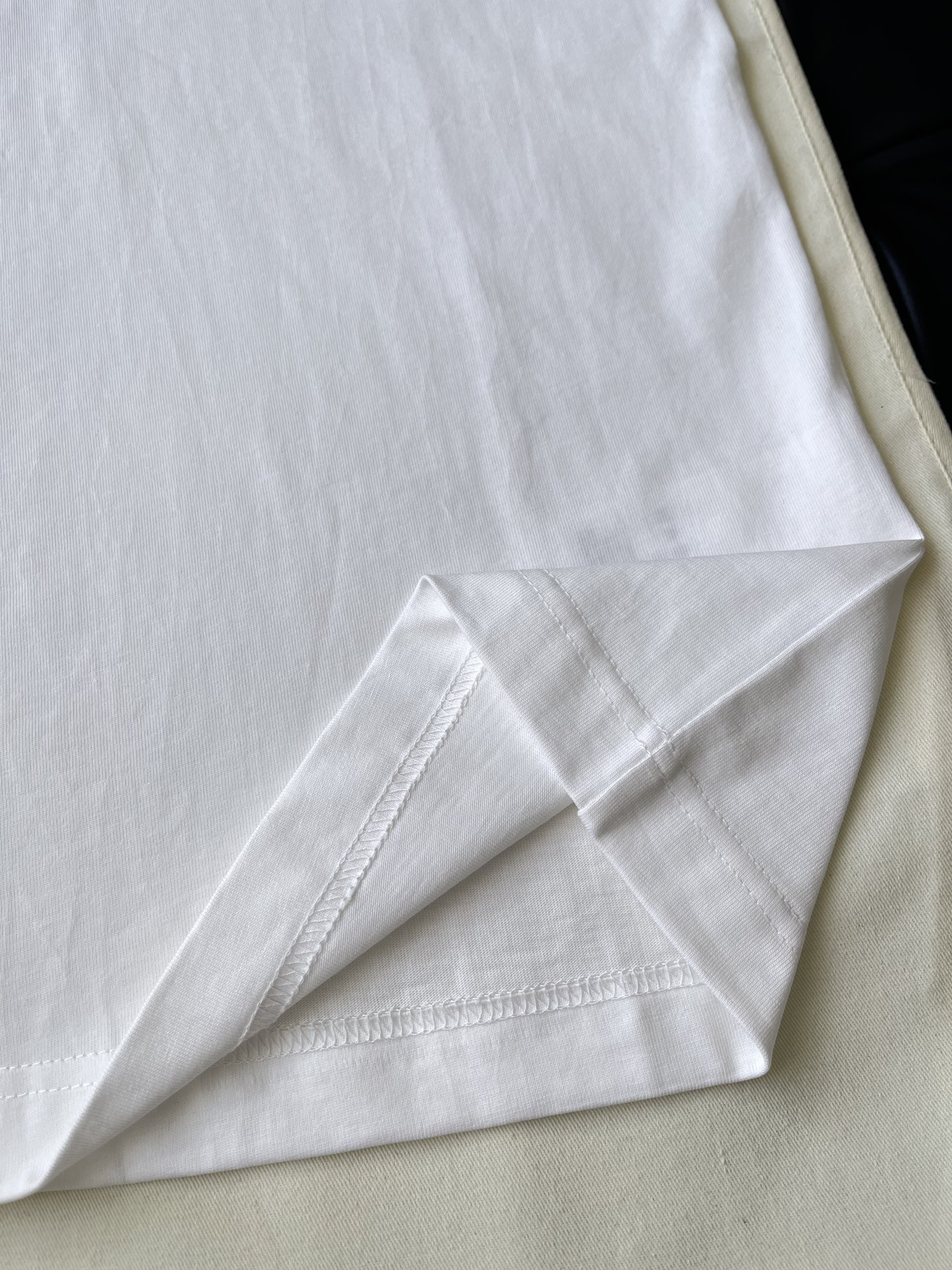 Script Pocket Crewneck T-Shirt — product photograph