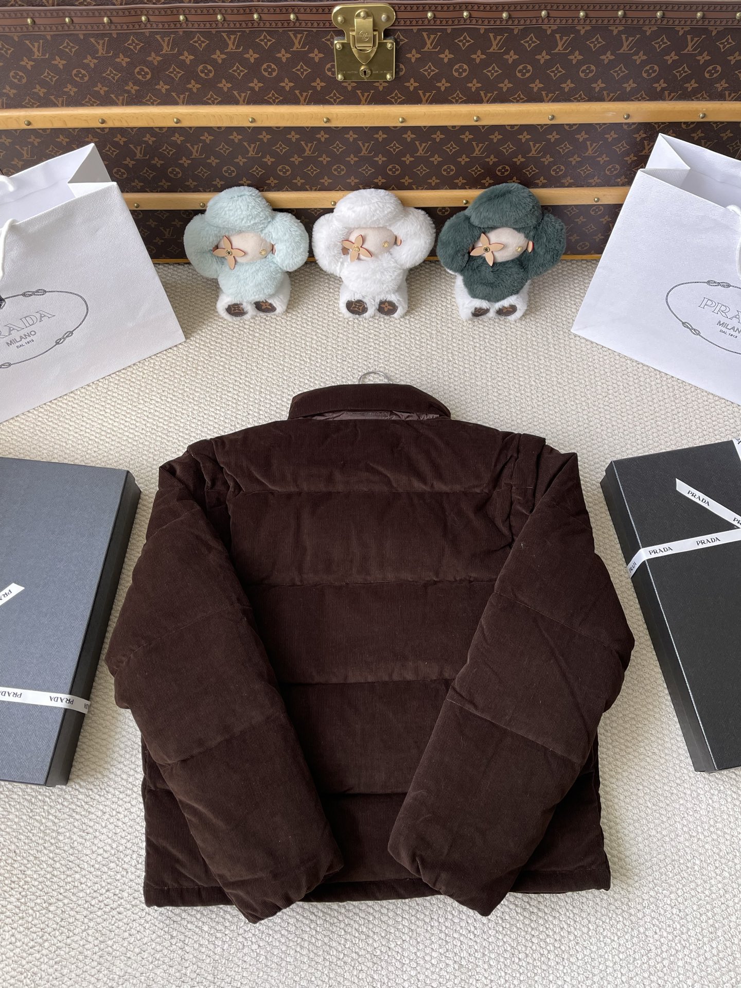 Stand-Collar Quilted Jacket — product photograph