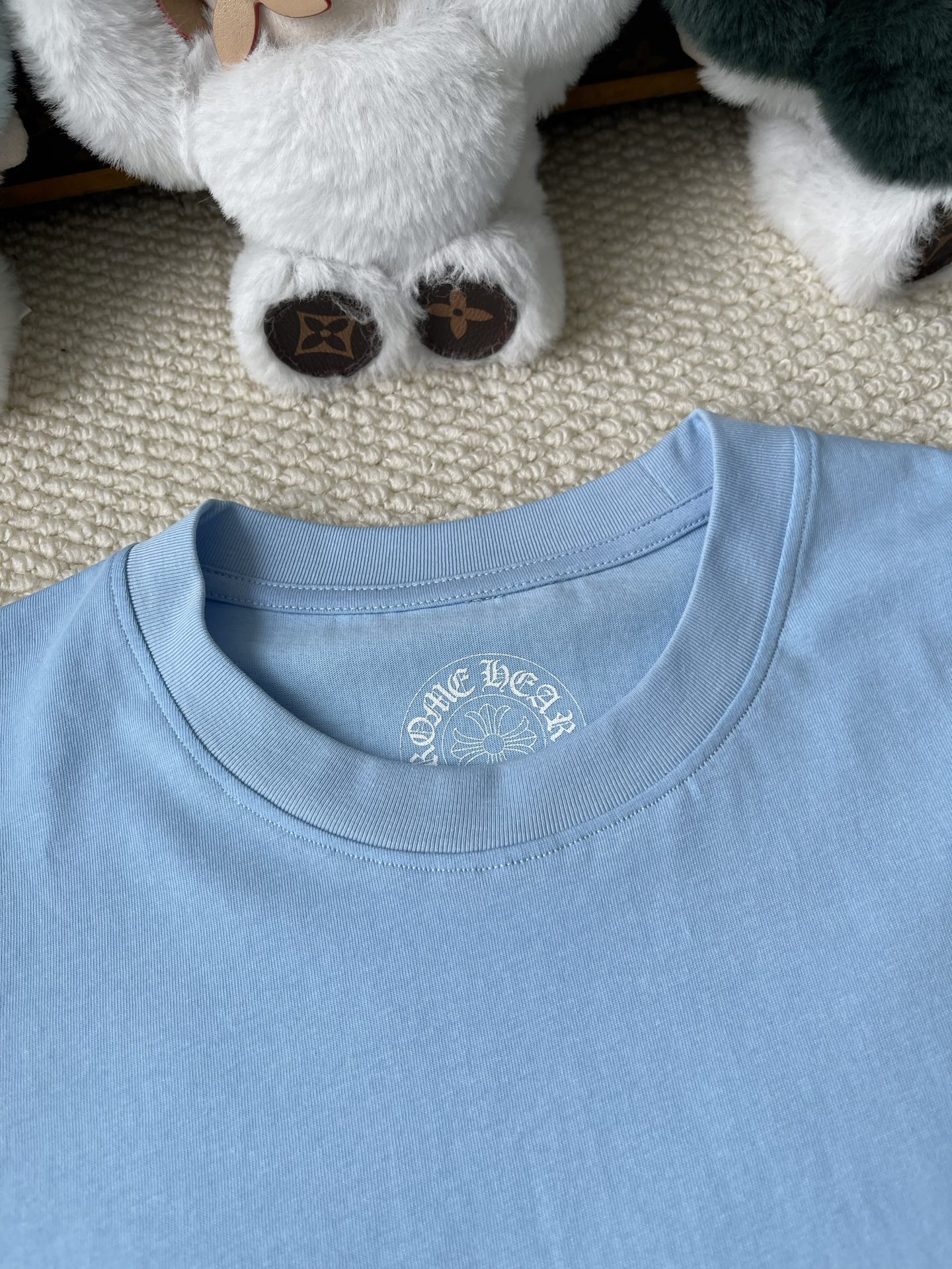 Floral Cross-Back Long-Sleeve T-Shirt — product photograph