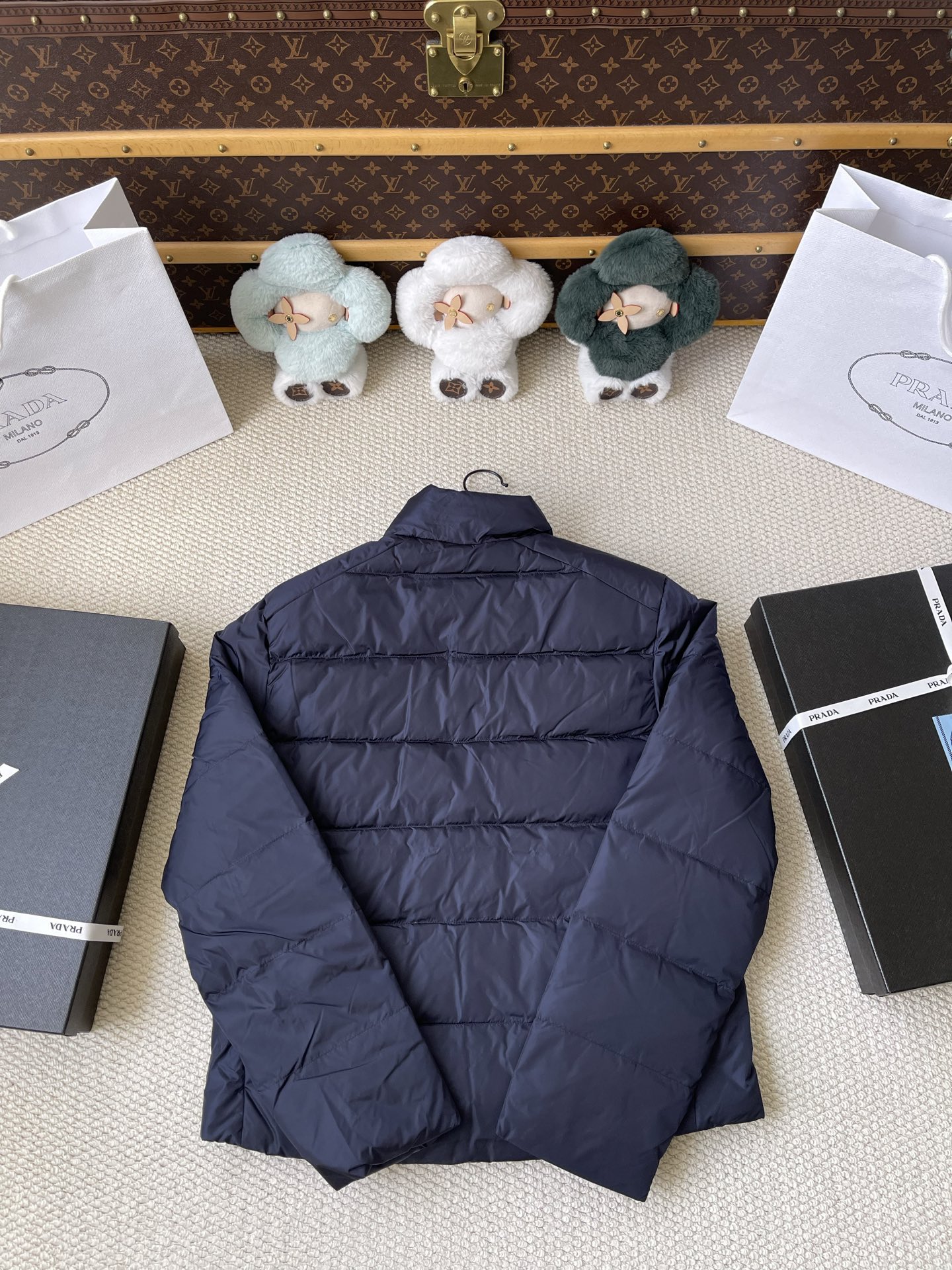 Sleeve-Pocket Quilted Jacket — product photograph
