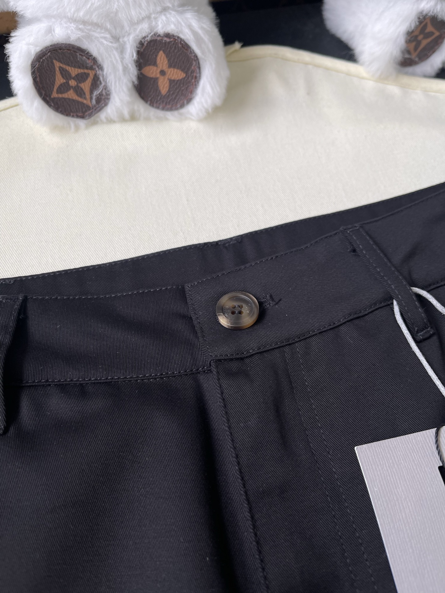 Flap-Pocket Belted Cargo Shorts — product photograph