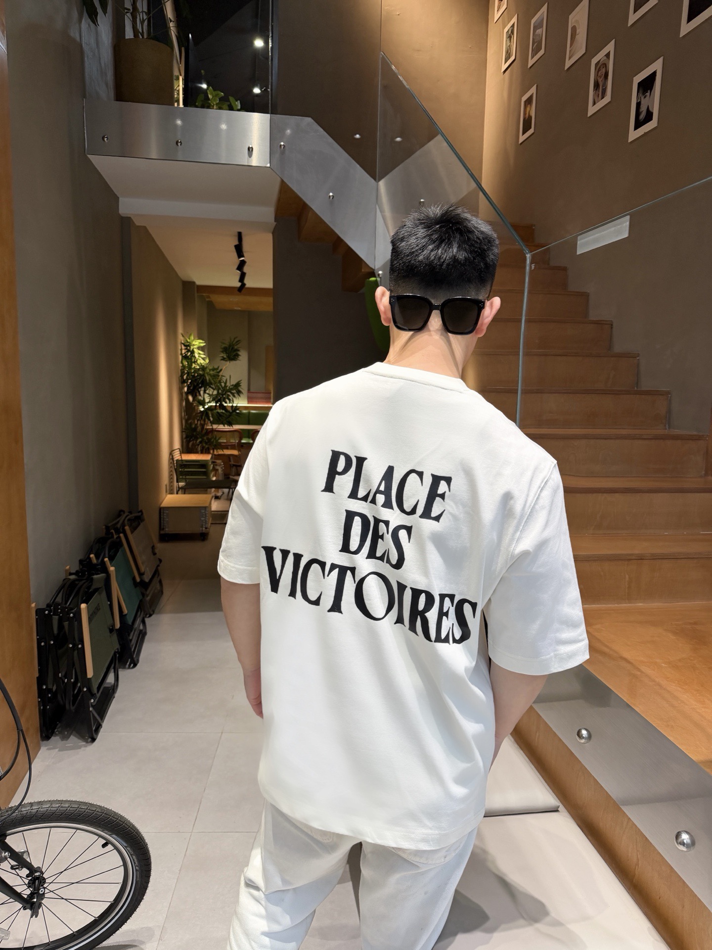 Place des Victoires Back-Print T-Shirt — product photograph