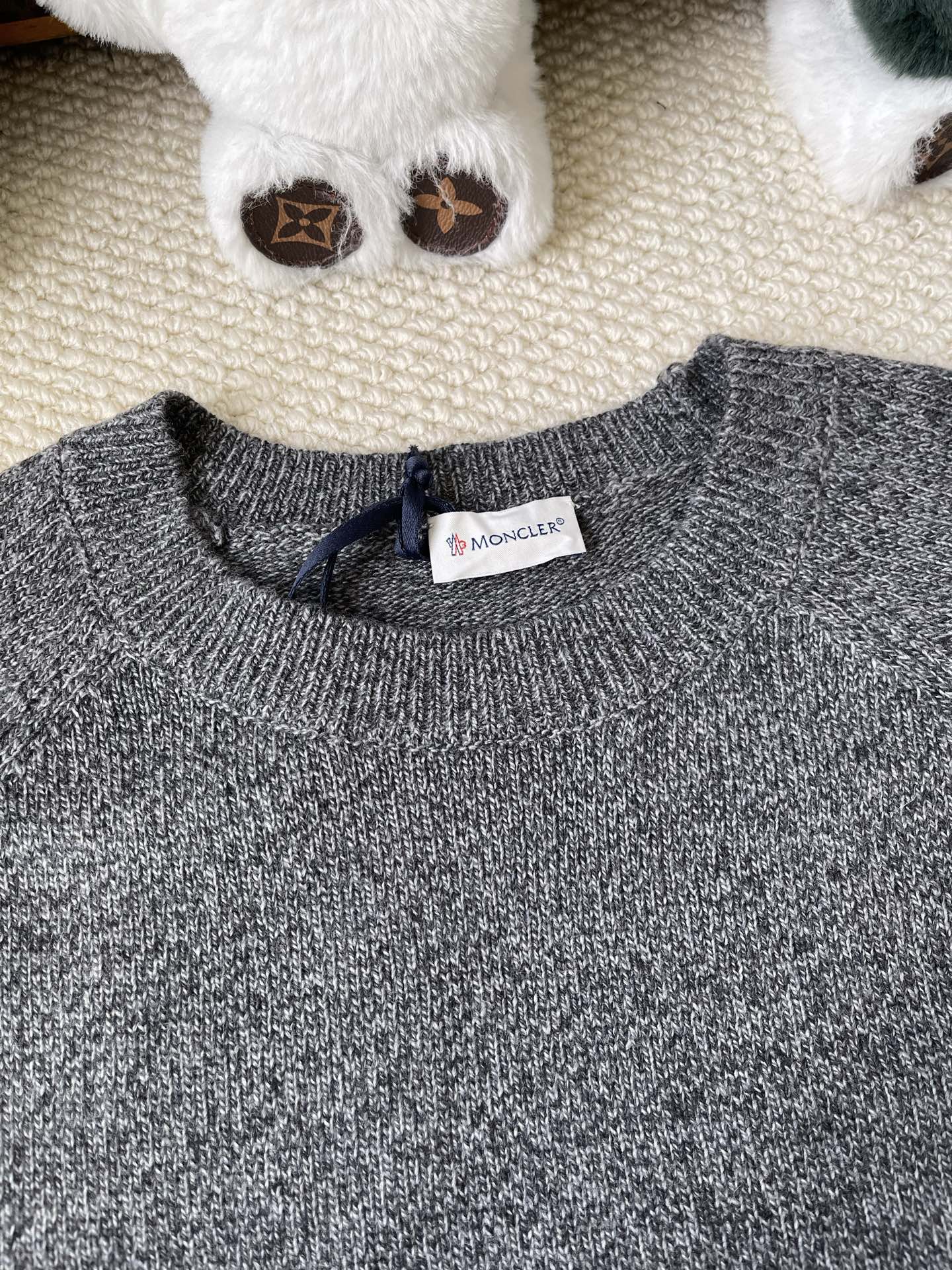 Sleeve-Pocket Crewneck Sweater — product photograph
