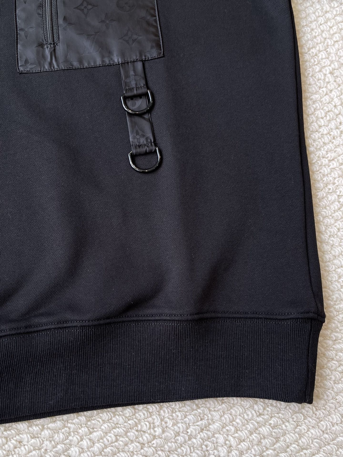 Monogram Utility-Pocket Sweatshirt — product photograph