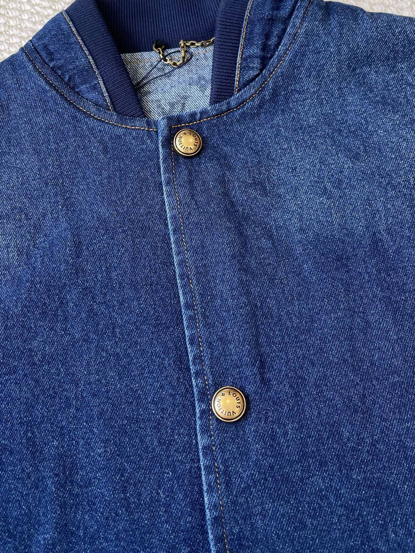 Denim Varsity Jacket and Jeans Separates — product photograph