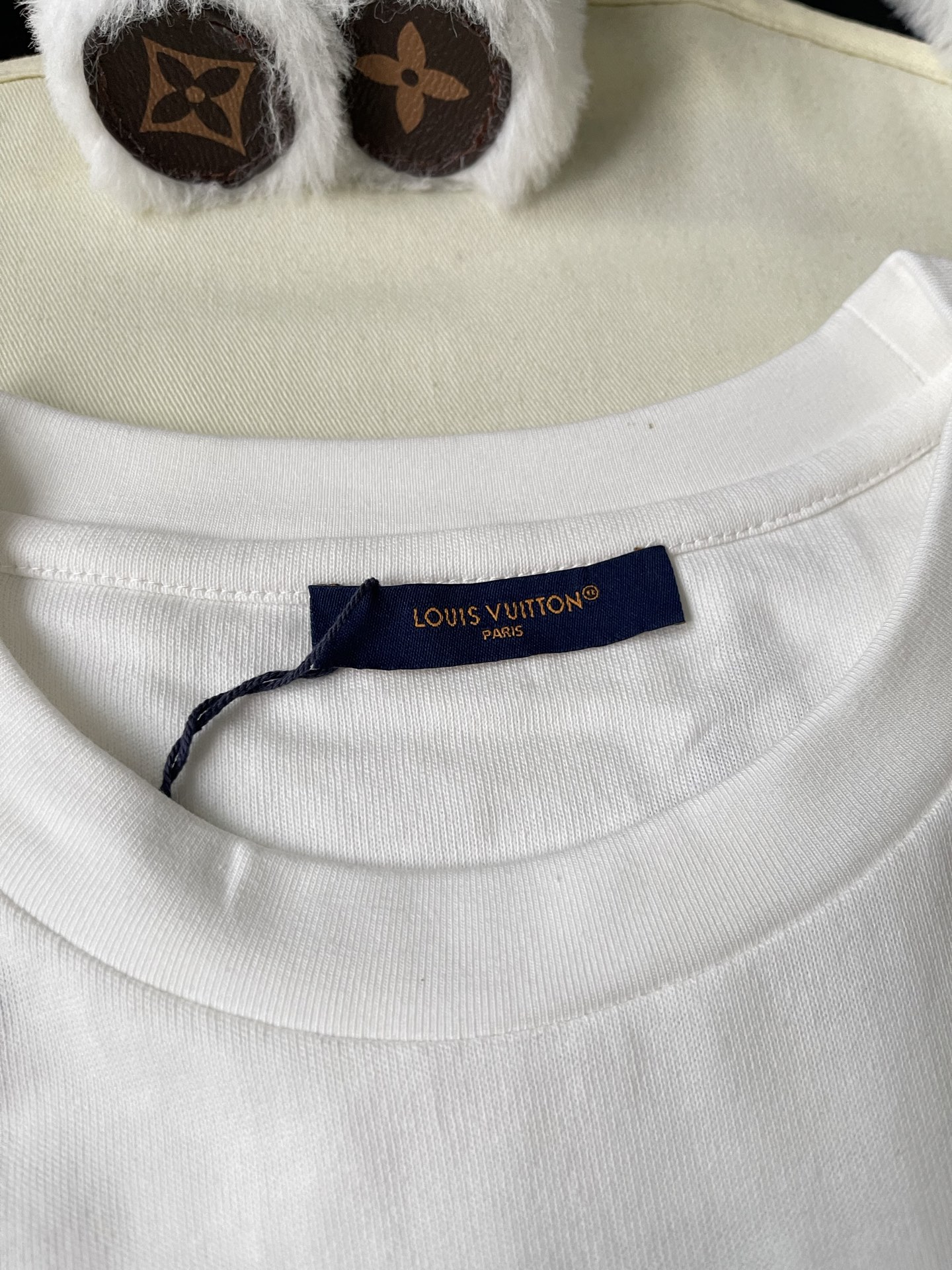 Scattered Monogram Crewneck T-Shirt — product photograph