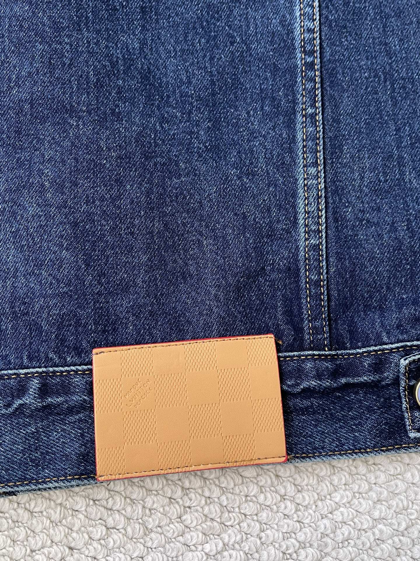 Small-Wordmark Denim Jacket — product photograph