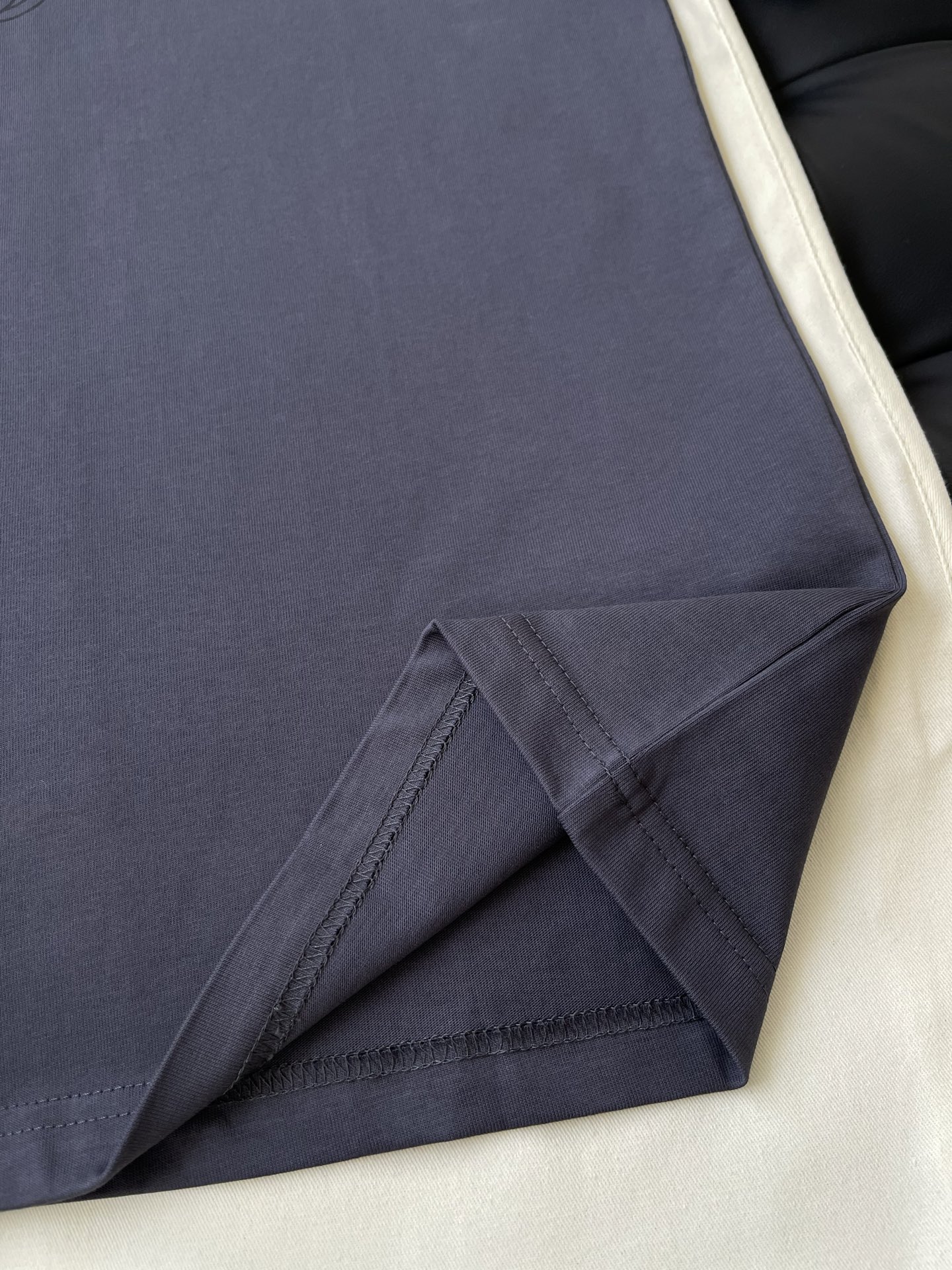 Web-Stripe Crest T-Shirt — product photograph