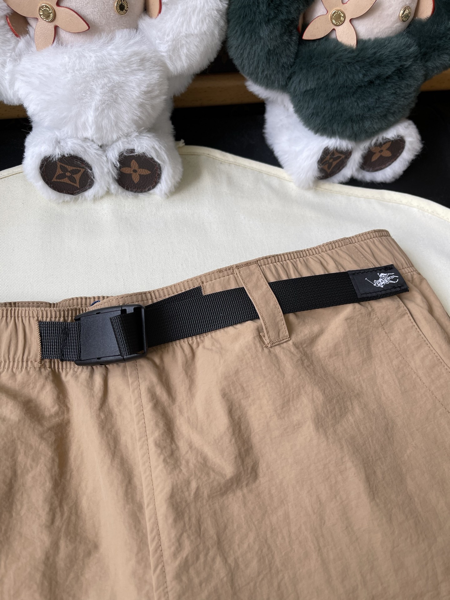 Logo-Hem Tailored Shorts — product photograph