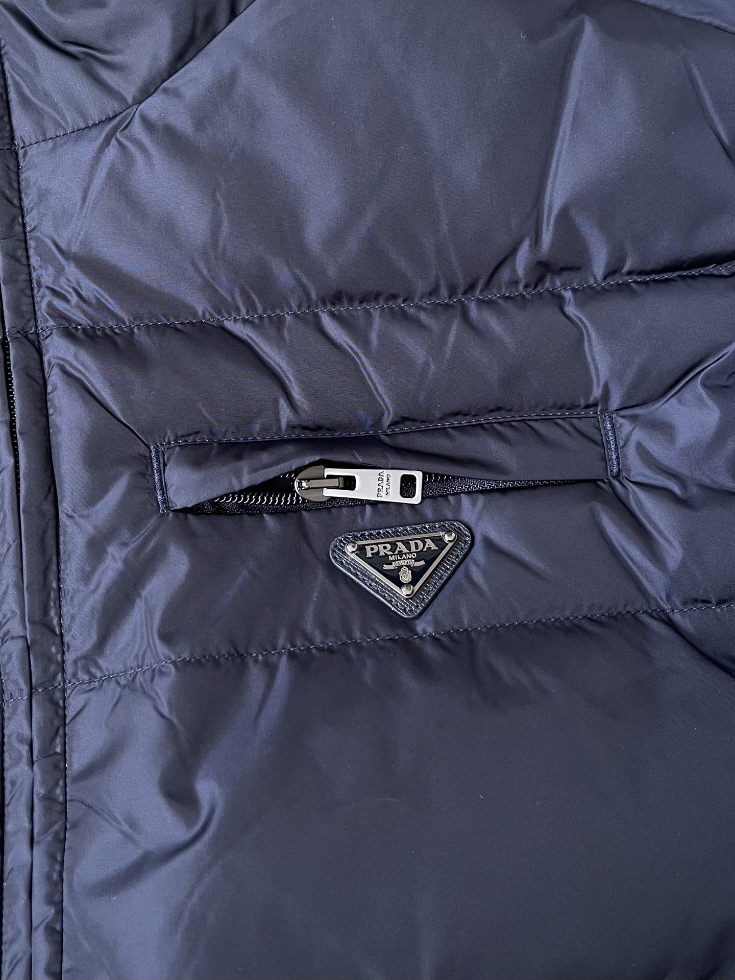 Sleeve-Pocket Quilted Jacket — product photograph