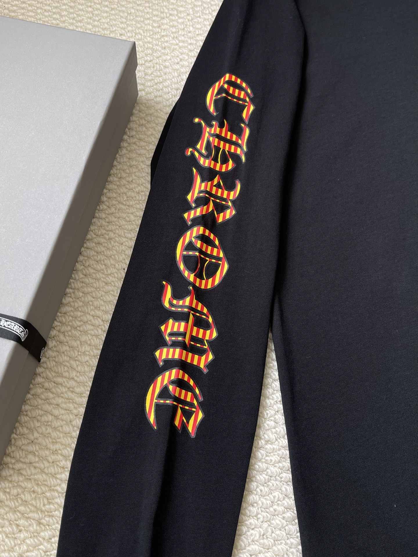 Orange Crest Pocket Long-Sleeve T-Shirt — product photograph
