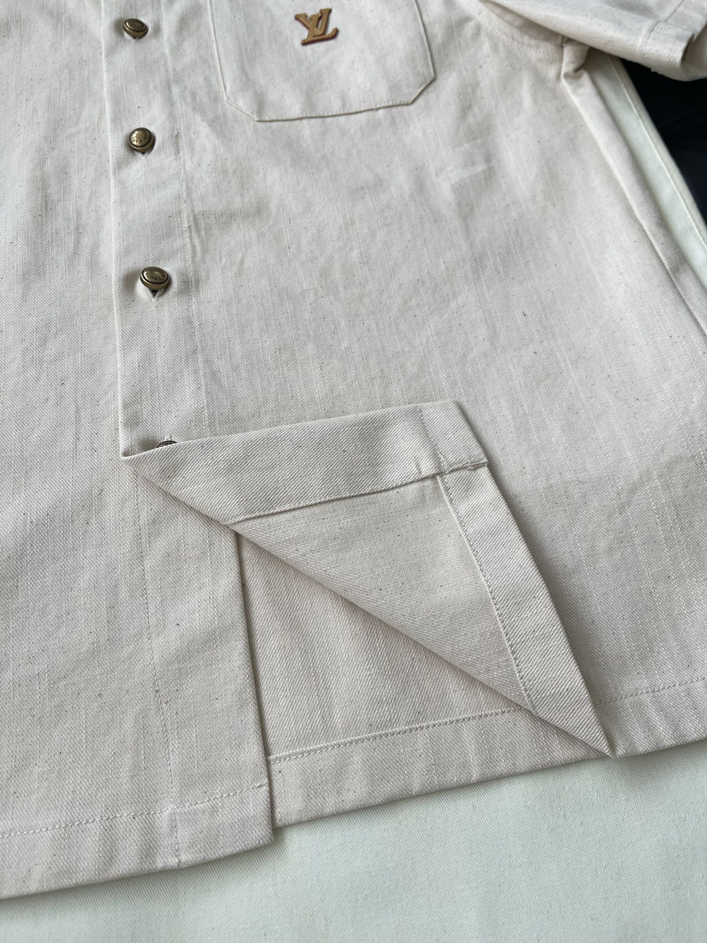Monogram-Pocket Short-Sleeve Shirt — product photograph