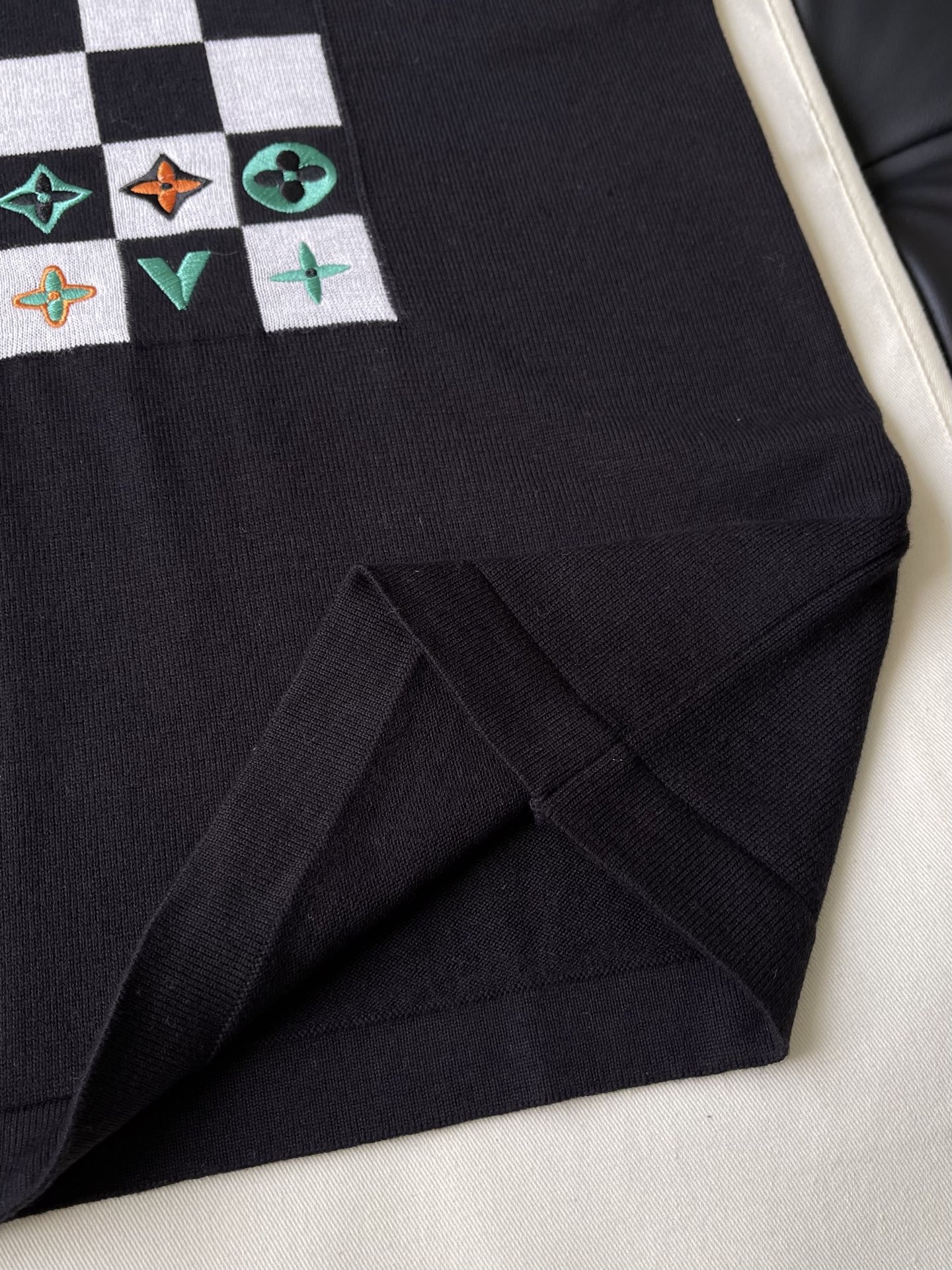 Checkerboard Graphic T-Shirt — product photograph