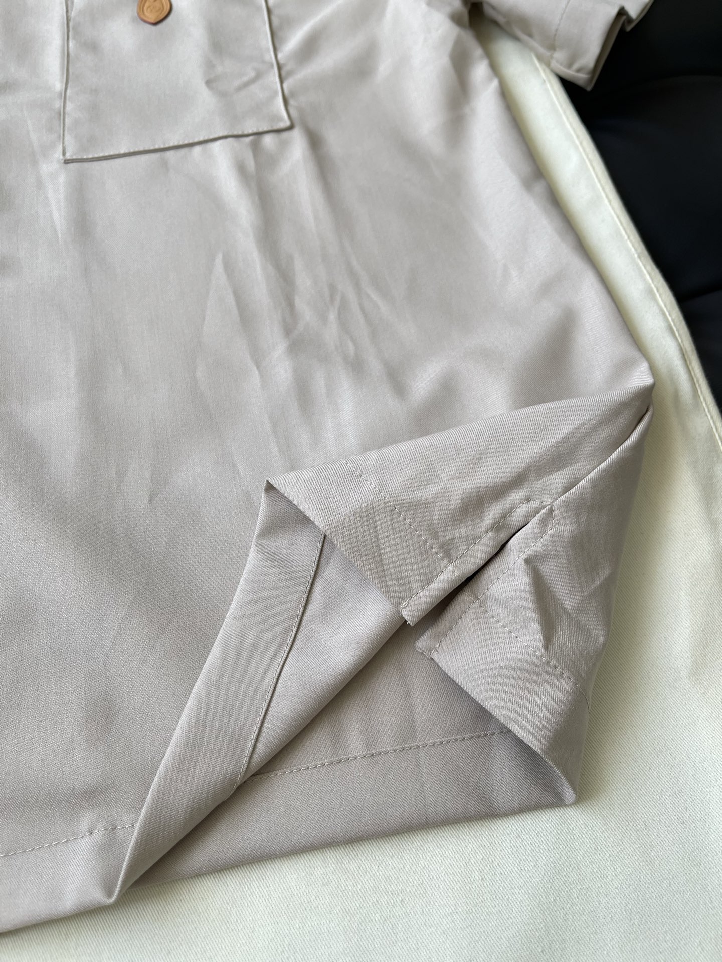 Shield-Pocket Camp-Collar Shirt — product photograph