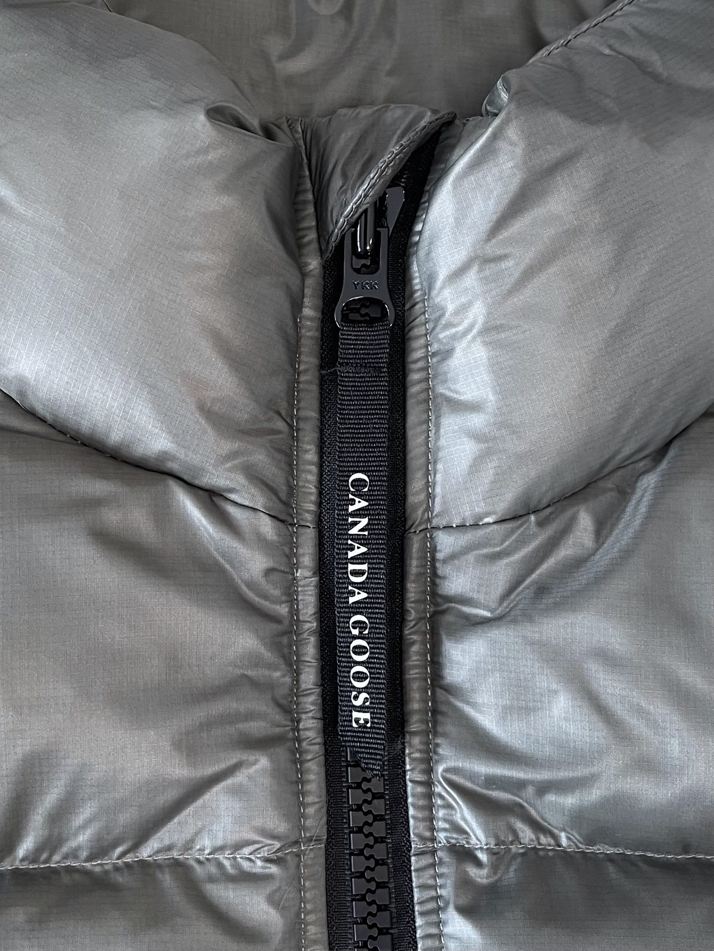 Crest-Patch Quilted Vest — product photograph