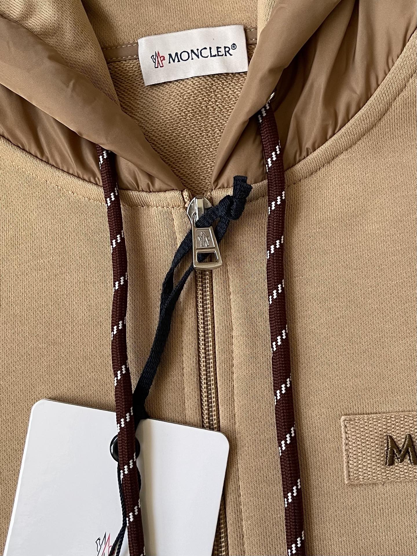 Sleeve-Stripe Zip Hoodie — product photograph