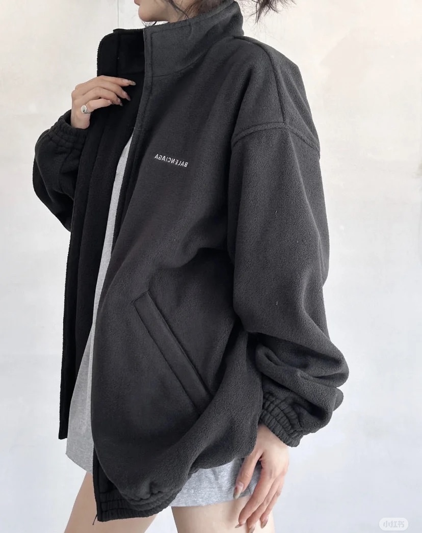 Zip-Pocket Wordmark Track Jacket — product photograph