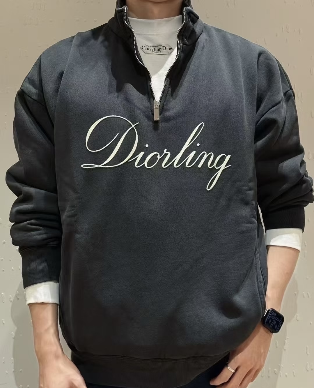 Diorling Half-Zip Sweatshirt — product photograph
