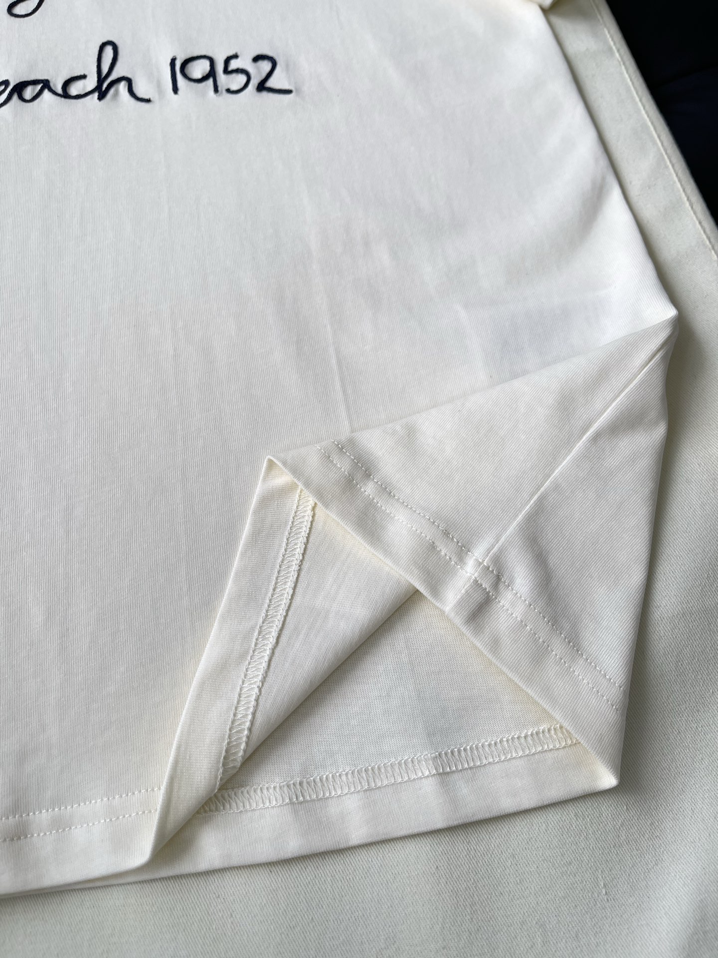 Beach Holiday Script T-Shirt — product photograph