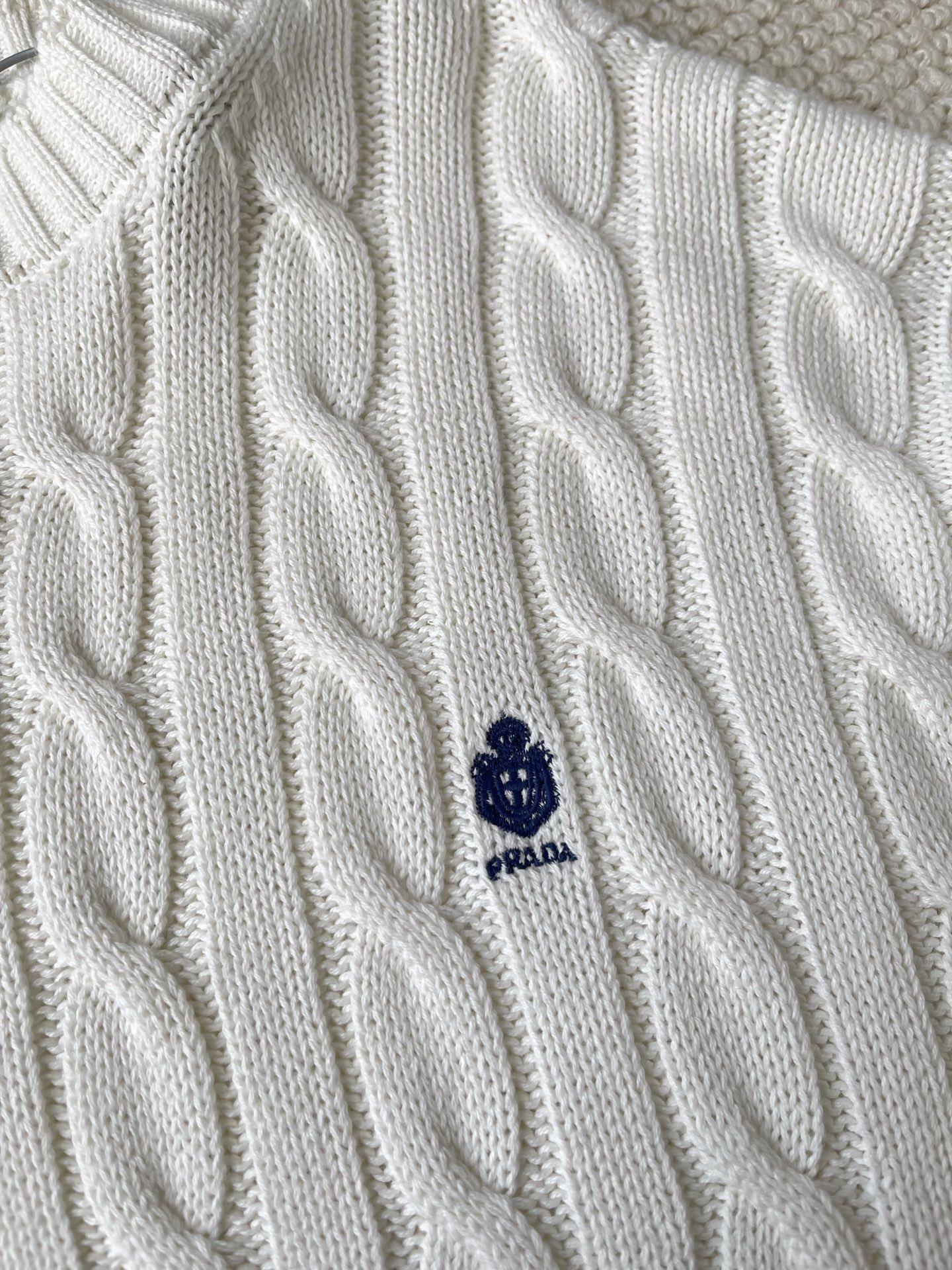 Crest Cable-Knit Sweater — product photograph