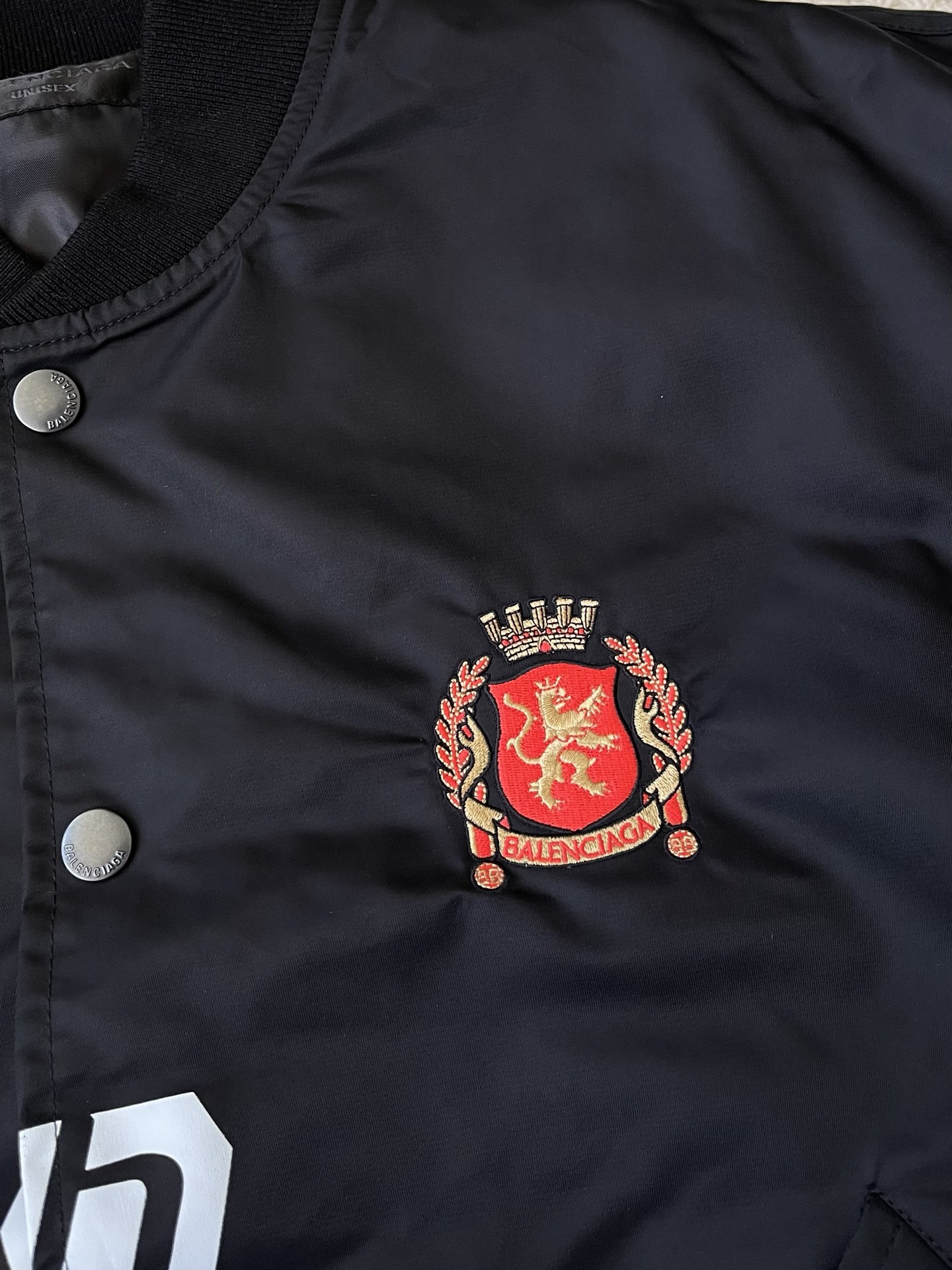Crest-Patch Number 10 Bomber — product photograph