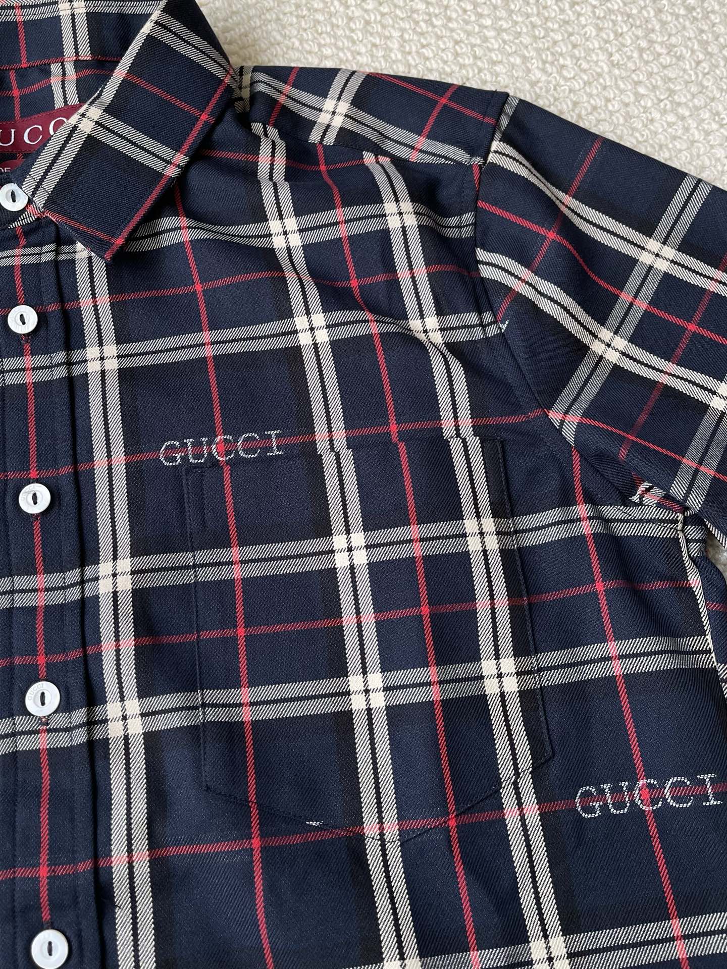 Checked Long-Sleeve Shirt — product photograph