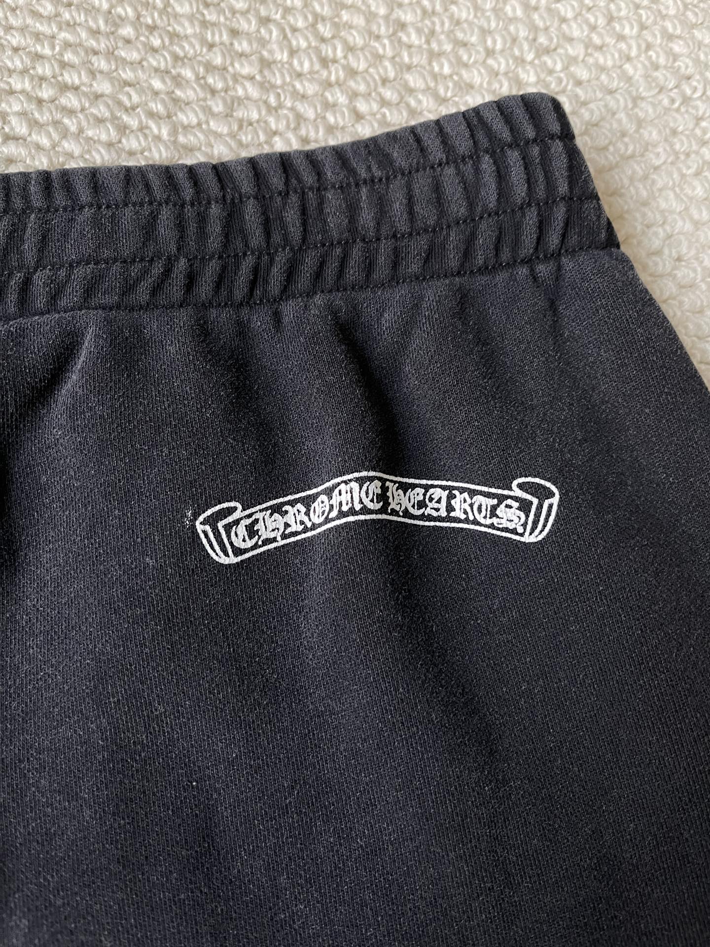 Gothic-Letter Wide-Leg Sweatpants — product photograph
