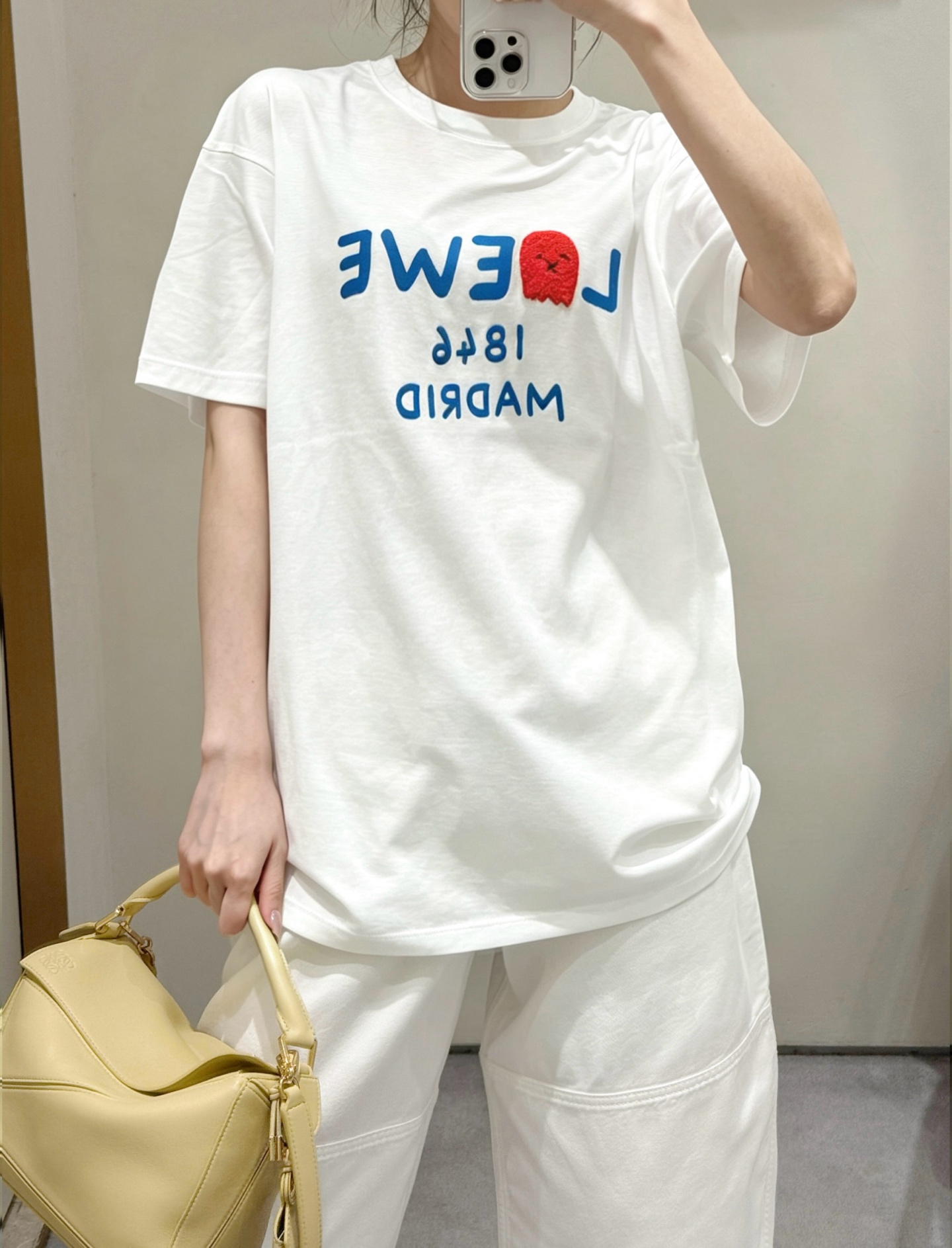 Madrid Wordmark Crewneck T-Shirt — product photograph