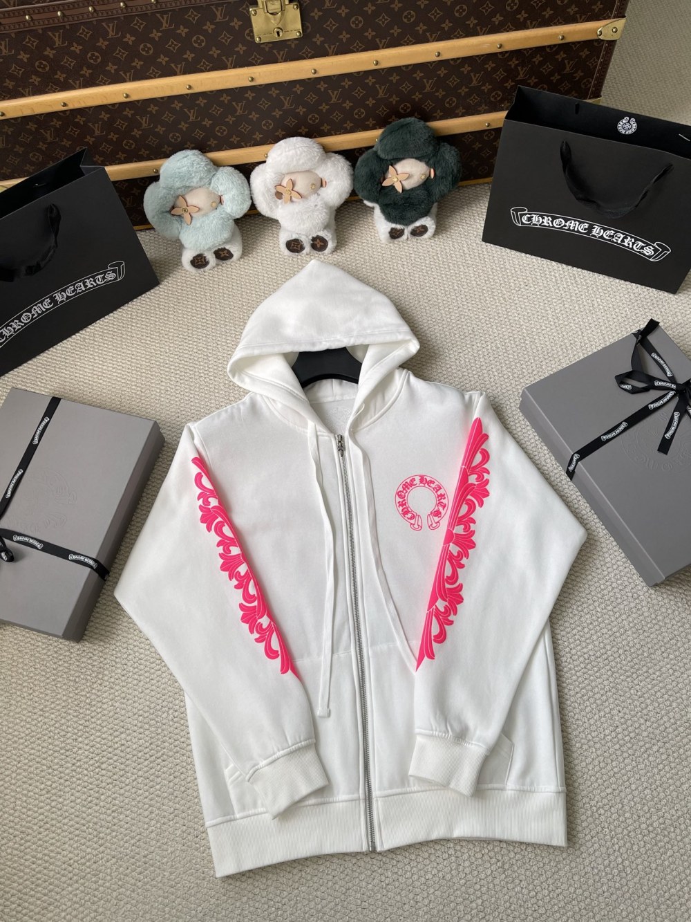 Pink-Horseshoe Matching Separates — product photograph