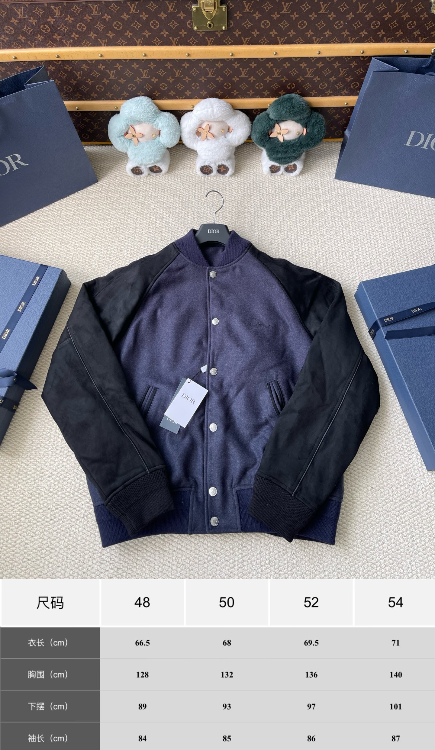 Script-Back Varsity Bomber Jacket — product photograph