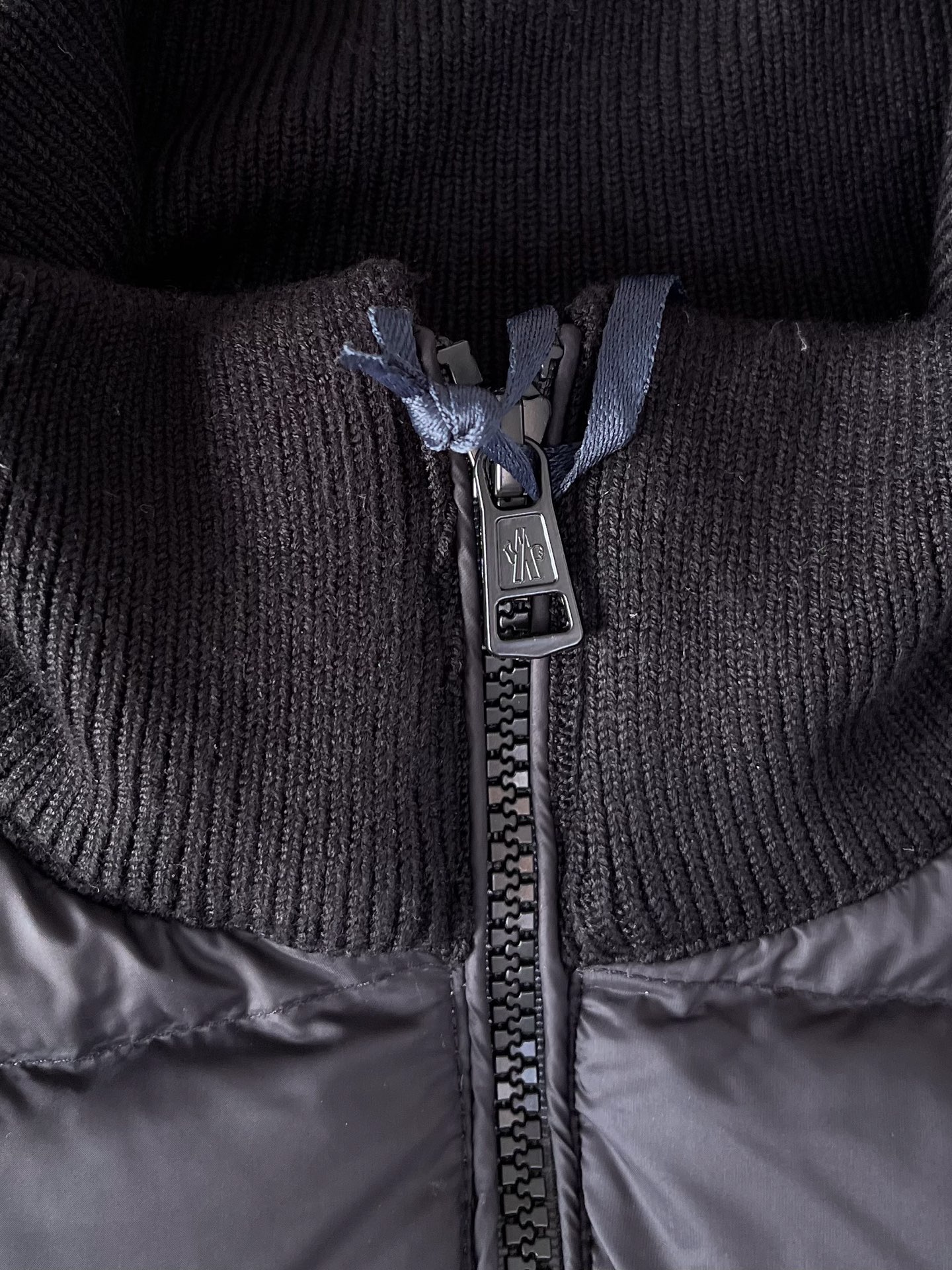 Cable-Sleeve Hybrid Quilted Jacket — product photograph