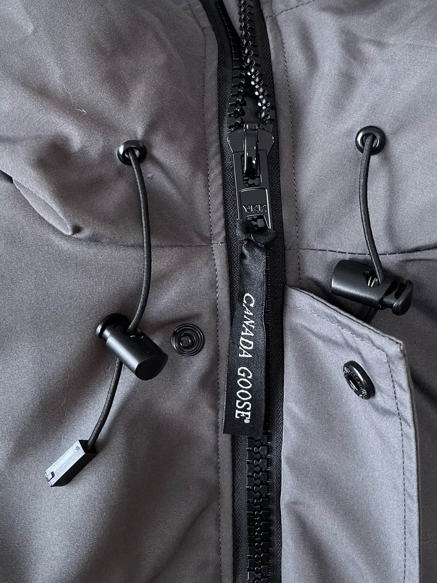 Trimmed-Hood Bomber Jacket — product photograph