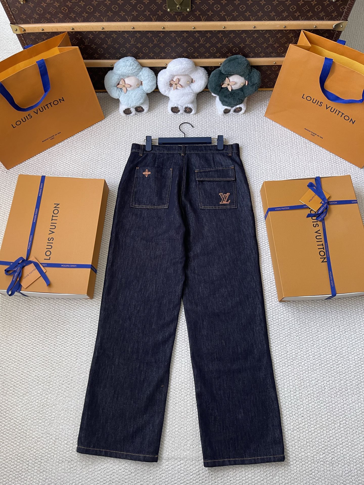 Embroidered Denim Matching Separates — product photograph