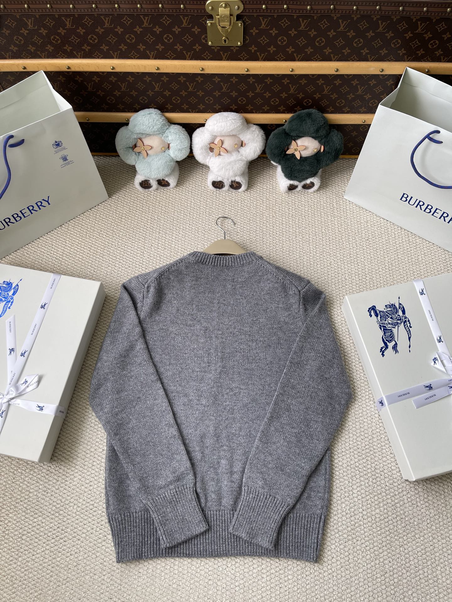 Horse-Graphic Wordmark Sweater — product photograph