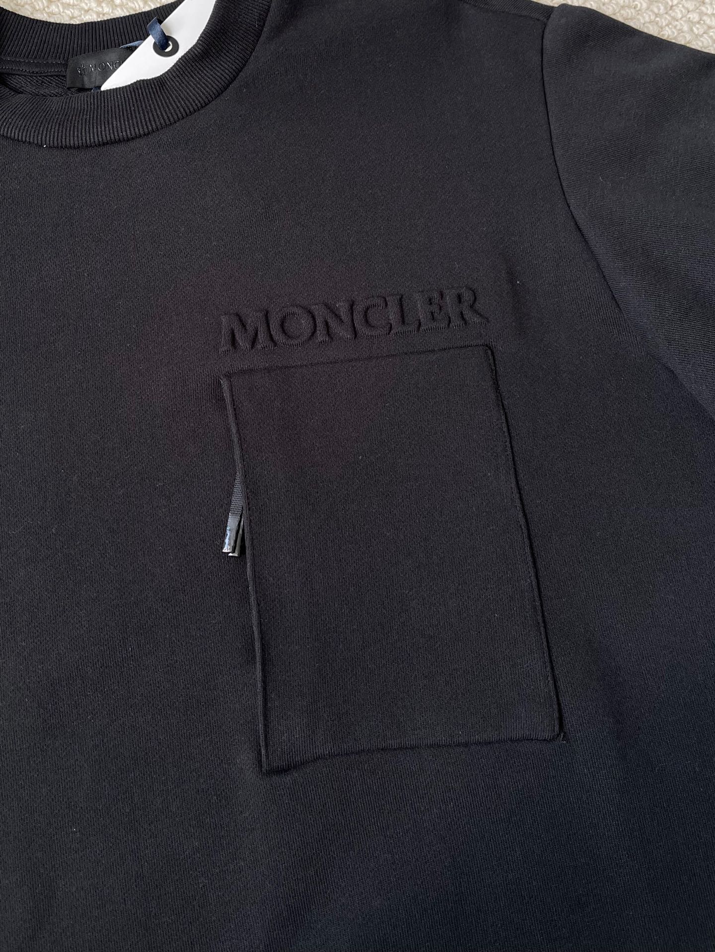 Zip-Pocket Wordmark Sweatshirt — product photograph