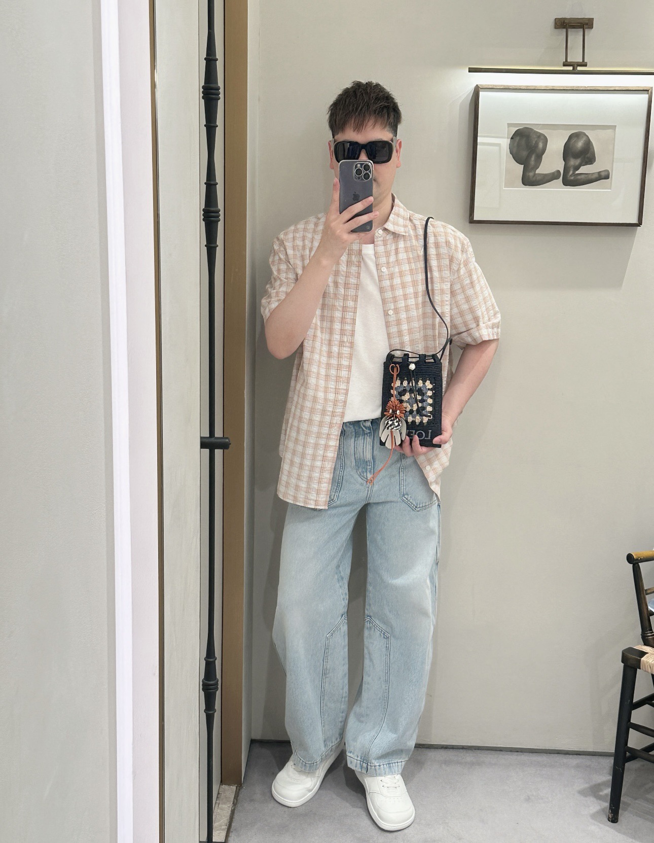 Checked Shirt and Shorts Separates — product photograph