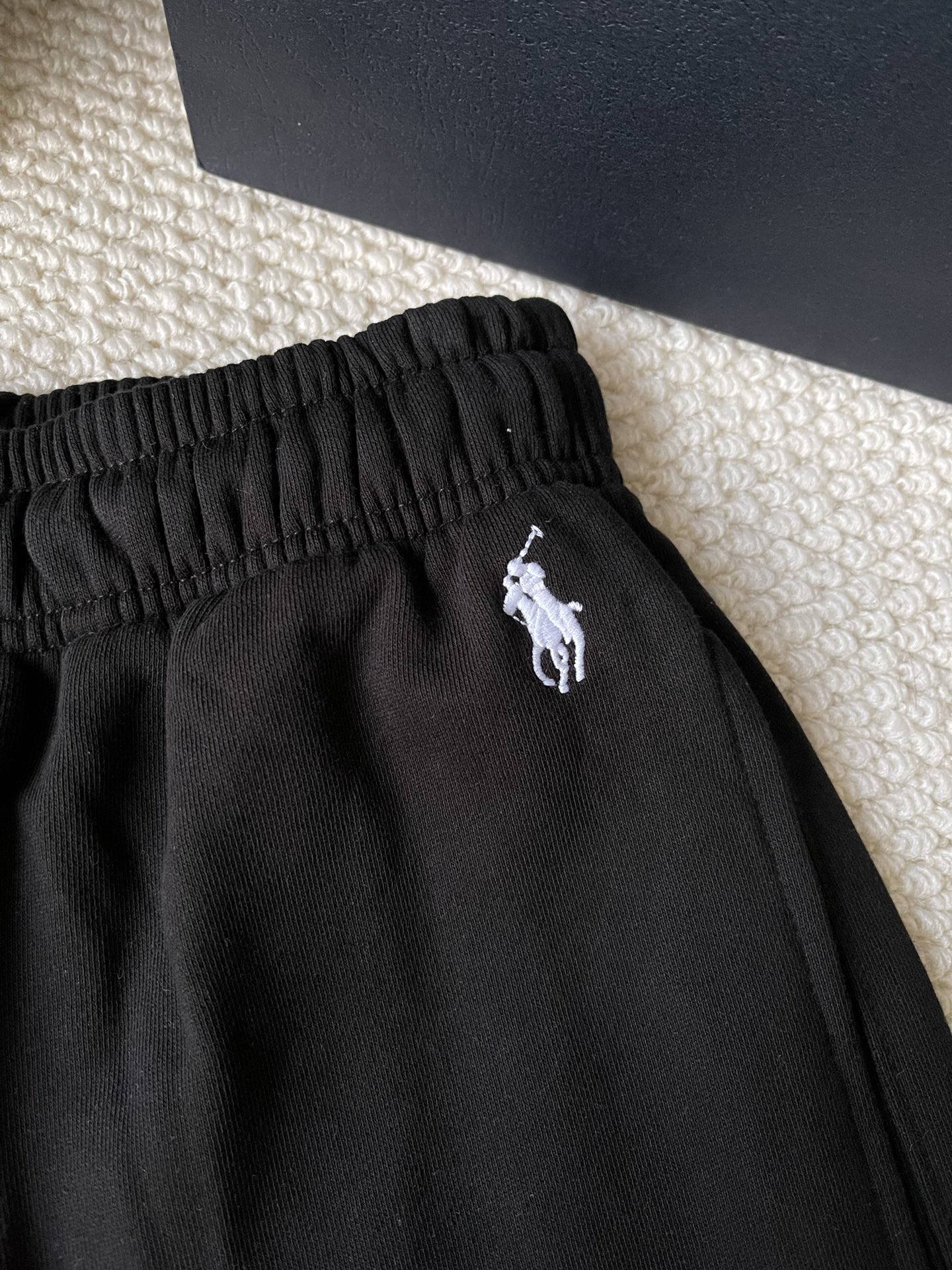 Pony-Embroidered Wide-Leg Sweatpants — product photograph