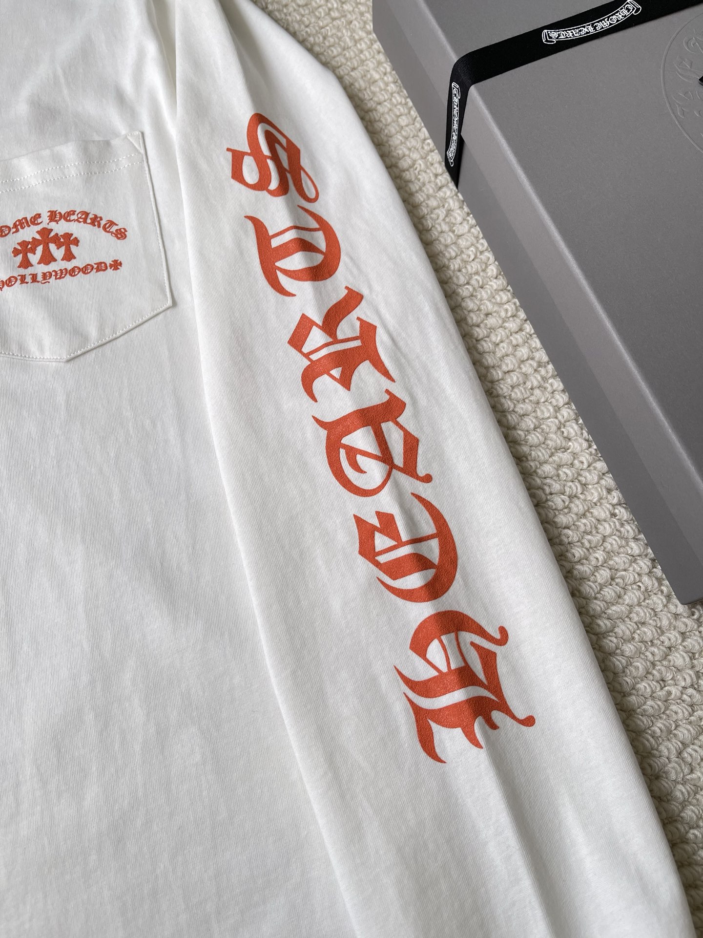 Hollywood Lettering Long-Sleeve T-Shirt — product photograph