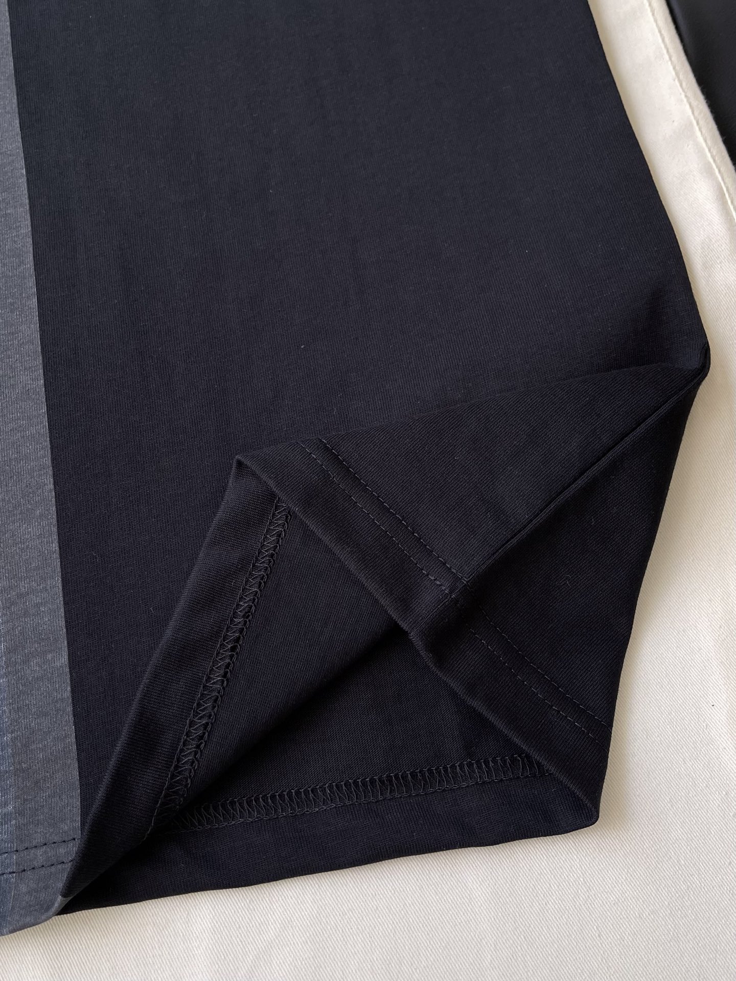 Vertical Logo-Stripe T-Shirt — product photograph